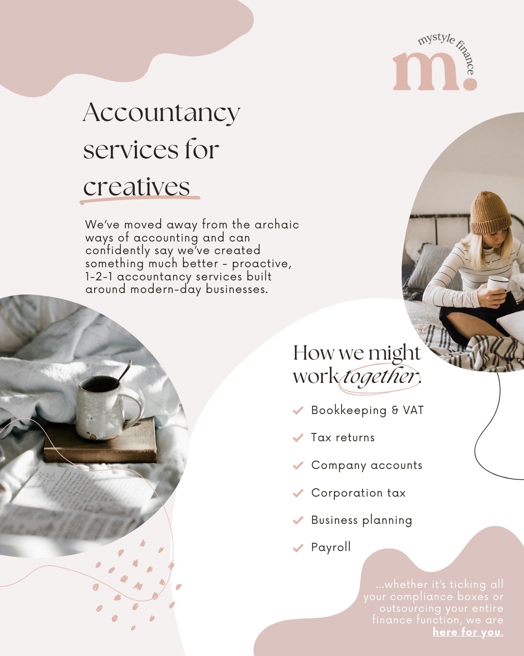 Nothing brings us more joy than helping small businesses and freelancers thrive 🚀 we help everybody from new startups to fully fledged businesses, pop us a DM for a free, no-obligation virtual coffee 💛
#taxes #freelancers #smallbusinessuk #smallbusiness #womeninbusinessuk #womeninbusiness #freelancer