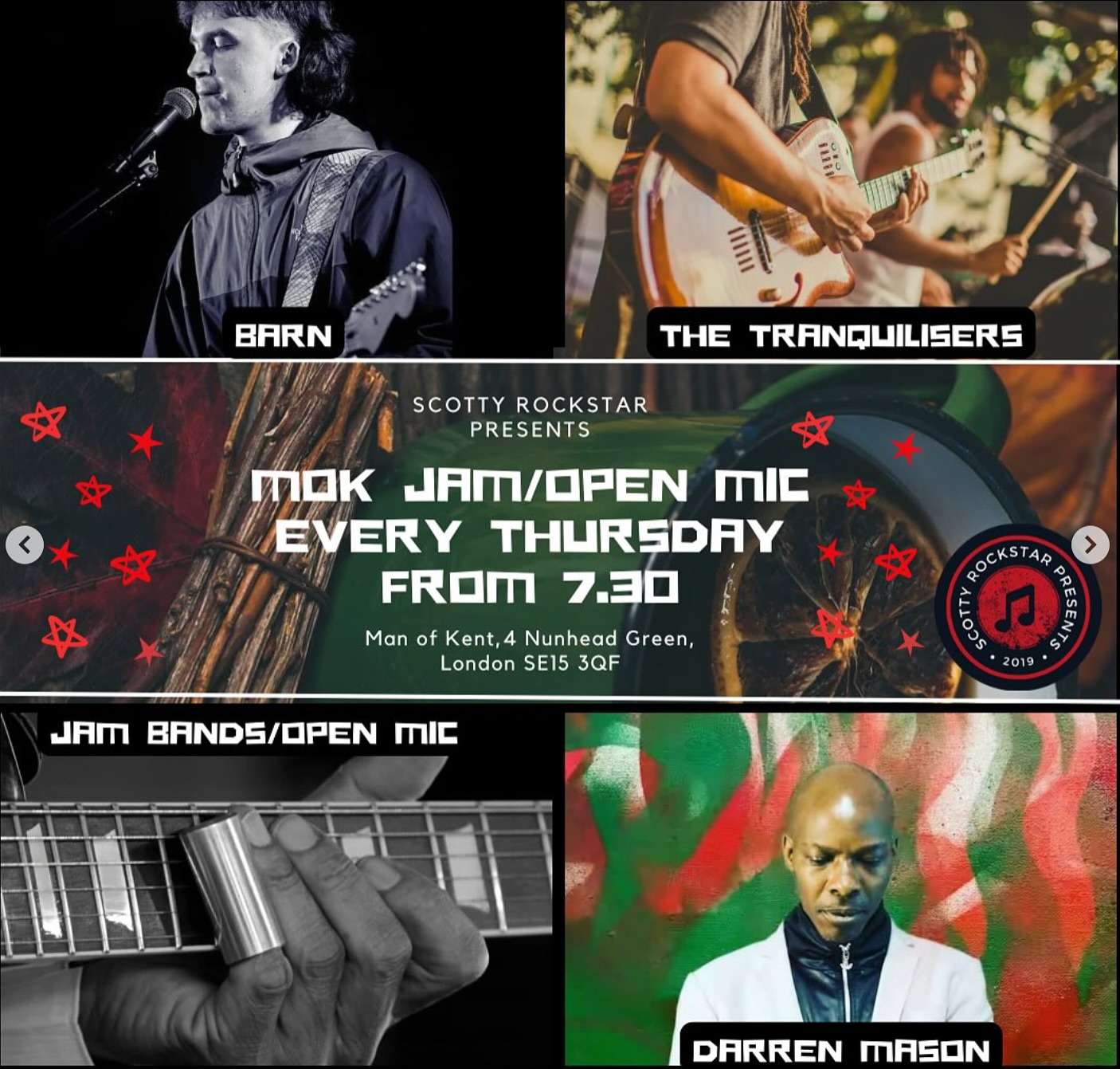 First Gig of 2025 tomorrow at the Man of Kent Pub in Nunhead, London. I’m gonna be playing some of the classics as well as some new bangers - come down if you fancy 💋
Thanks to @scottyrockstarpresents for the booking
#gig #livemusic #pubgig #music #liverperformance
