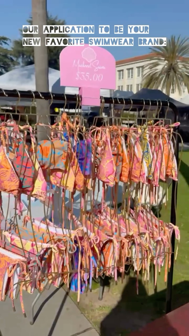 Shop our SPRING BREAK collection now!! MackerelSwim.Com🐚🤍🌸🎀🏄🏼♀️👙#springbreak #losangeles #swimwear #bikini #womanownedbusiness #breastcancerawareness