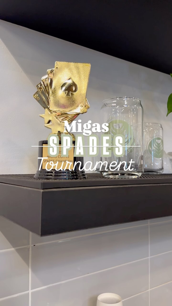First Migas Spades Tournament in the books ♠️ shoutout to everyone who made it a success last weekend and congrats to our $250 prize winners 🃏 special thanks to @afcwingsnfish for coming out, looking forward to having everyone back for Juneteenth!!
•
•
•
#spades #spadestournament #migascoffee #baristabaddies #clubmigas #thingstodoindenver #blackownedbusiness #blackindenver