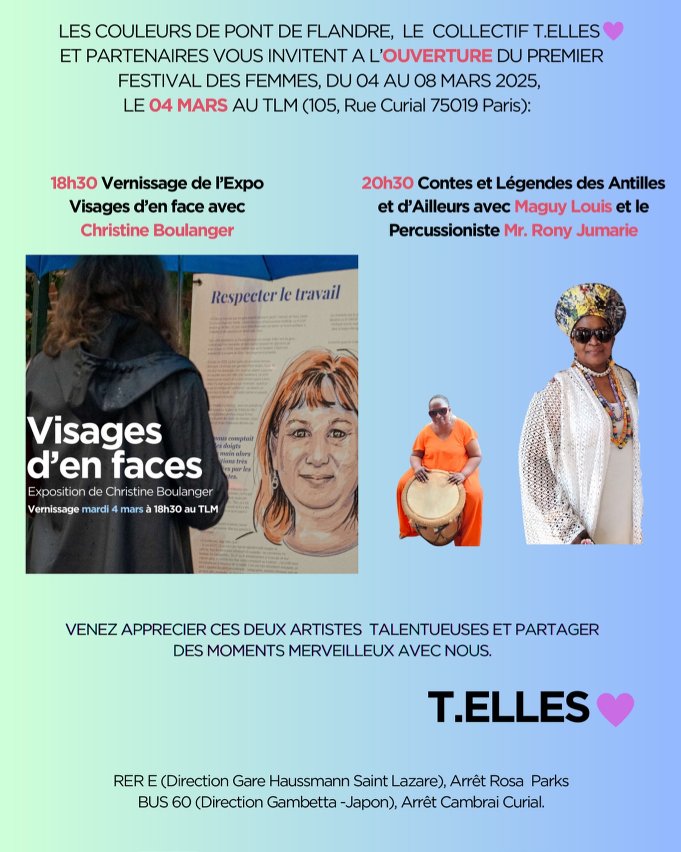 Ouverture de notre première édition du festival DES FEMMES ♥️
Venez nombreuses et nombreux 🫶