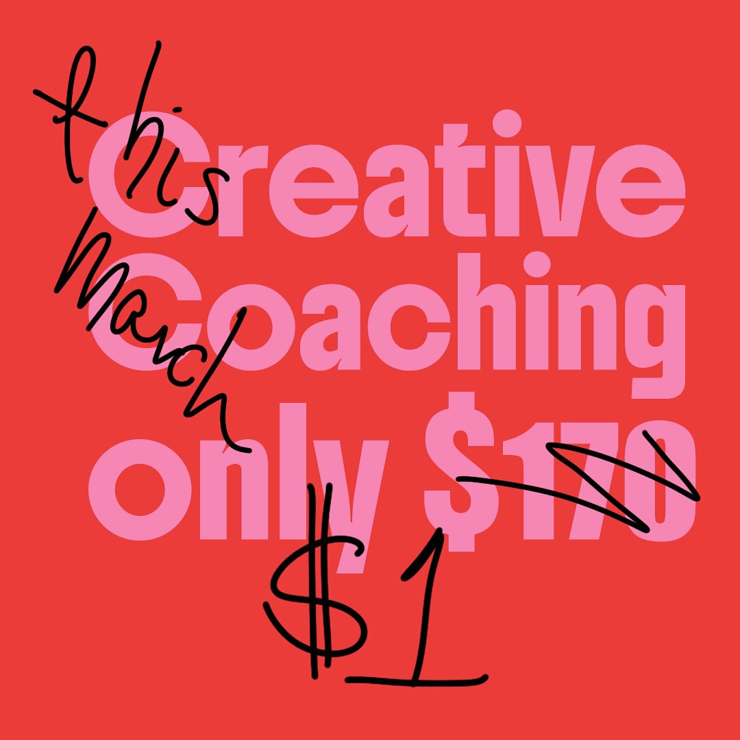 This month $1 sessions! Want to know if coaching is right for you? Try it for a $1, what have you got to loose? (Just a $1)