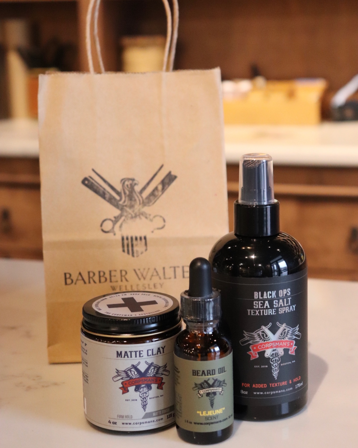 Our apothecary is curated for your styling and hair care needs. Check it out next time you stop by, or ask us any styling questions!
#bostonbarbers #apothecareessentials #wellesleyma