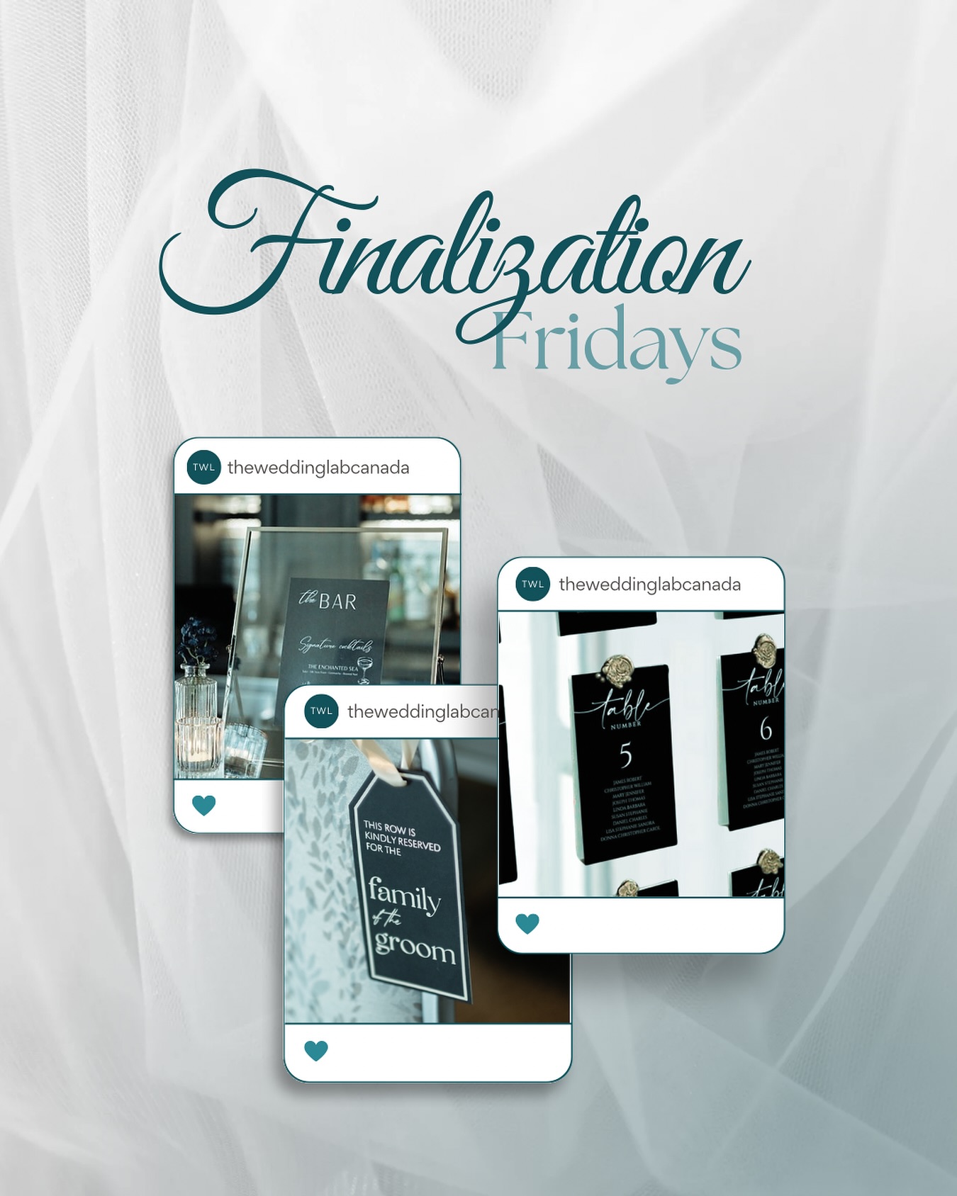 Fridays are for finalizing those last-minute wedding details! Whether it’s confirming timelines, packing your wedding day emergency kit, or just taking a moment to soak in the excitement—this is your reminder to check those final boxes. ✔️💍
How are you spending your Friday? Tell us in the comments!
theweddinglab.ca | theweddinglabcanada@gmail.com | or through our DMs