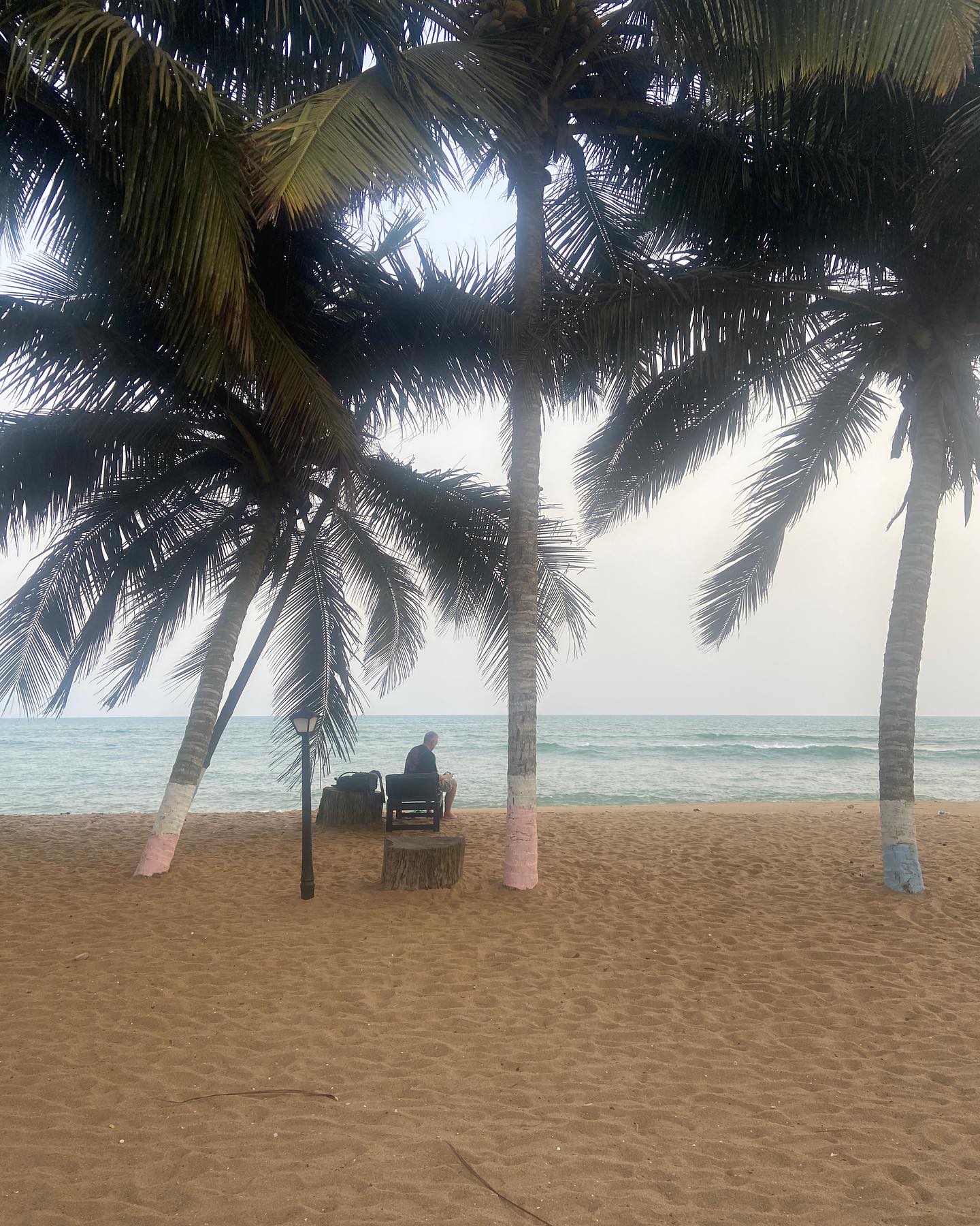 Not bad! The whole Afiki beach to yourself! #peace #serenity #accragetaway #afiki