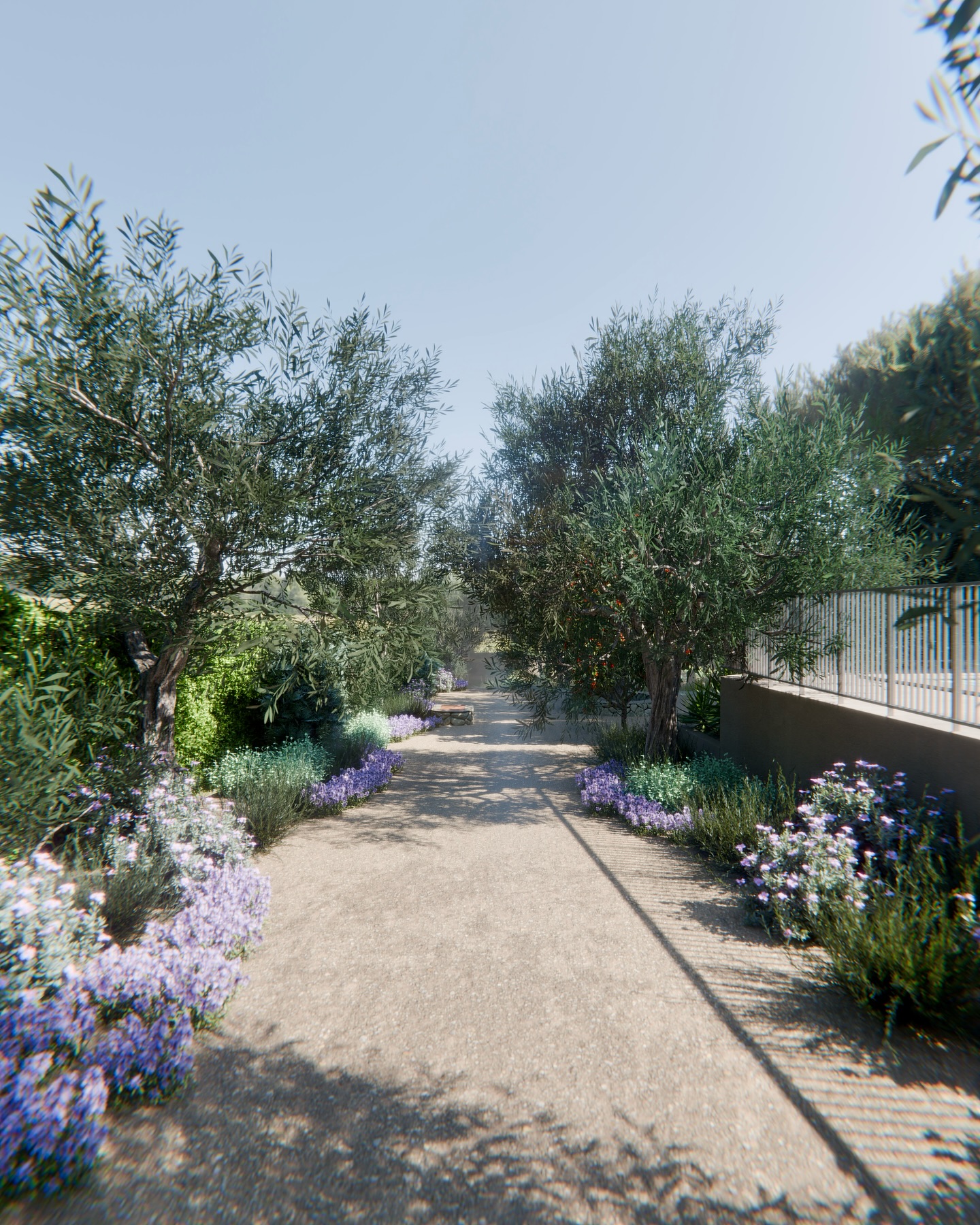 Avant & Après : Transformation Paysagère
De chaque côté, des massifs paysagers organiques encadrent désormais le passage, apportant volume et couleur. Les essences végétales sélectionnées sont indigènes et se retrouvent dans d’autres espaces du jardin, créant une continuité harmonieuse.
Dans cette zone de passage en clapicette, la densité de plantation a été augmentée pour répondre aux besoins esthétiques et offrir un cadre plein de charme.
#drygarden #droughttolerant #lowwatergarden #drylandscaping #naturalgarden #nativeplants #sustainablegardening #organicgarden #wildflowers