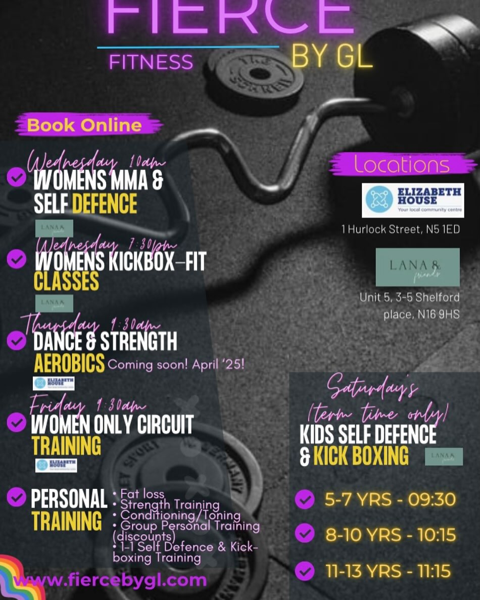 Hey 👋🏽, are you fed up with feeling fed up about your weight, mood or how you feel in your skin? 🙋🏽♀️ We all can get like this and it’s usually a sign that you need to make a change in your life.
My names Gemma and I’ve been in your shoes. For years my emotions overtook my life and I used food 🥘 as a way to cope. In my late 30’s I eventually hit rock bottom and realised that I needed to change for good, and I did this by moving my body. This eventually led to me taking control of my body and emotions and retraining as a PT 💪🏽and self defence coach 🥷 so that I could help other women and men get themselves to a place where they love the skin they are in. 💓
Now, not only do I support my clients with training, but I also offer life coaching to help them maintain their goals for life.
If anything I have said has sparked 🔥 something inside you to make a change then why not give me a shout and we can have a chat on how I may be able to support you too!
I offer group classes in north London, so why not join in! And remember to check out my website and if you like what you see, become part of the Fierce family 💪🏽
I look forward to supporting you on your journey 😘
Coach Gem
#fitness #fiercebygl #gemma_lu_fiercebygl #health #personaltrainer #fitnessinstructor #kickboxing #kravmaga #selfdefence #women #Lgbtq #kids #purple #mentalhealthawareness #lifecoach