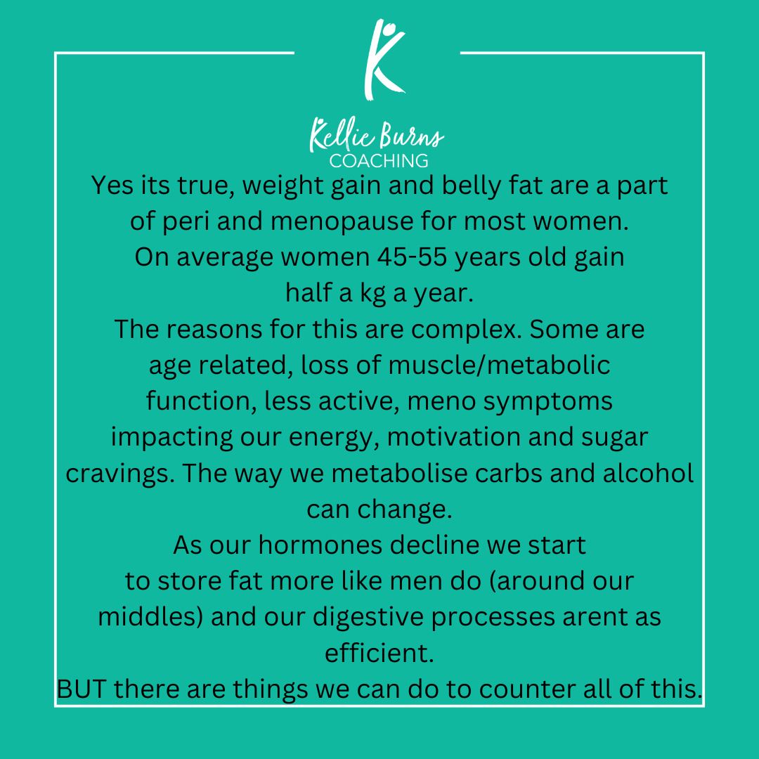 The bad news. Weight gain and fat redistribution through peri-menopause and menopause is very common.
The good news. You can still lose and maintain weight in this time of life, your approach may need to be different now.
The old adage, eat less, move more still applies BUT there is a lot of nuance within this formula as we age.
#menopausecoaching #menopausecoachingspecialist #counsellor #menopauseweightloss #menopausefitness #menopauseweightgain #menopausesymptoms #menopausesupport