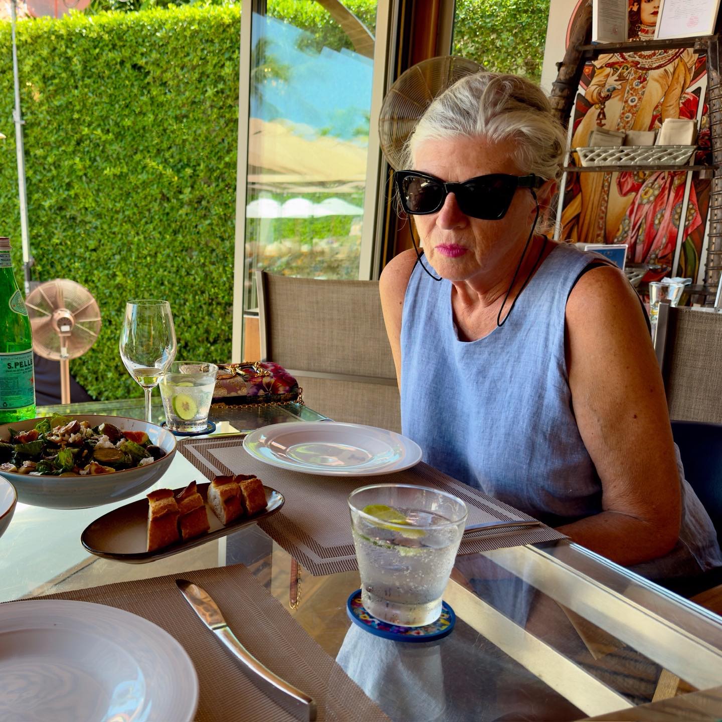 Such an enchanting and colourful place for lunch…at Chi