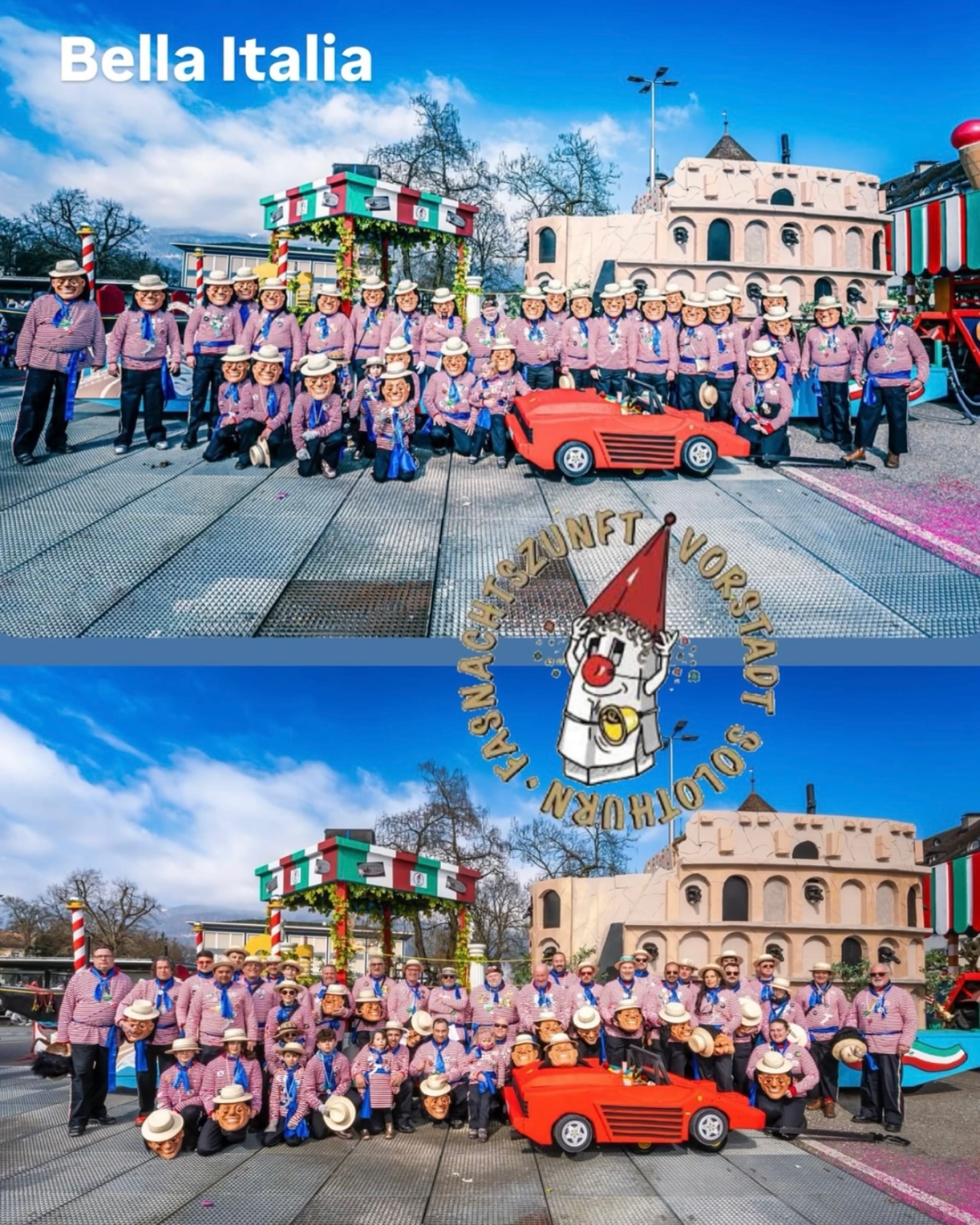 Mir freue üs zu wunderbarem Wätter ☀️euch hüd nomou e chli Bella Italia id Stadt z'bringe 🇮🇹 🥳
.
.
.
.
.
.
.
.
.
.
.
.
.
.
#vorstadtzunft #vorstadtzunftsolothurn #fasnachtszunftvorstadt #stammzunft #solothurn #solothurncity #solothurntourismus #solothurnguide #solothurner #solothurnerin #solothurnfasnacht #solothurnerfasnacht #vorstadtsolothurn #vorstadt #wagenbauhunft #loooge #tribüne #fasnacht2025 #bellaitalia #fasnachtsumzug #solosy #fasnachtsolothurn #vorstadtlounge #vorstadtloooge #italia