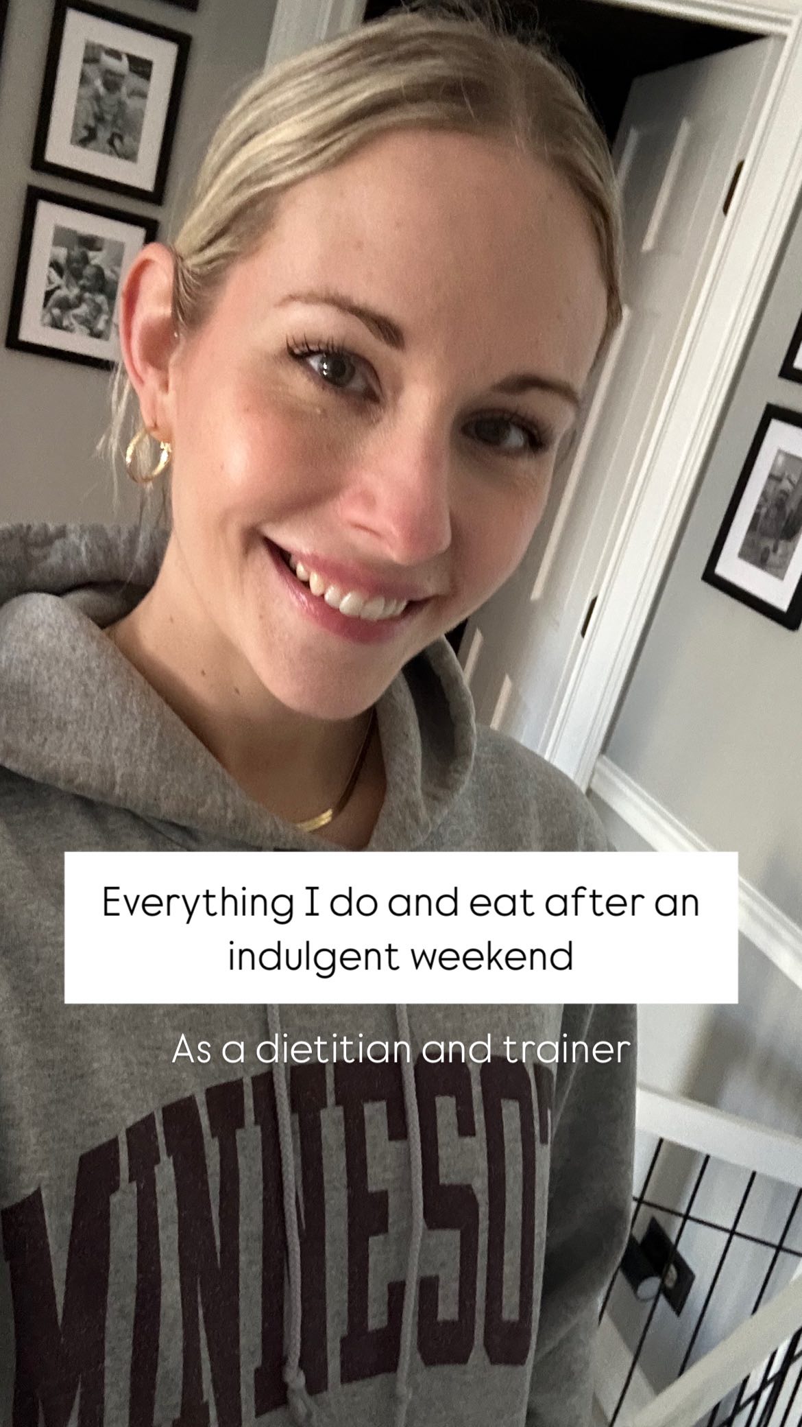 EVERYONE overdoes it from time to time. Remember food holds absolutely no moral value. It’s not inherently good or bad and you are not bad for eating it.
But I get it. Sometimes we wake up feeling bleh after a day like that! Here’s how I handle those days.
I don’t try to make up for anything. I still eat the foods I like, including desserts. I don’t add exercise… actually, in this case, I decided to walk instead of do my planned run because that’s what my body needed.
The day after should be all about choosing foods and activities that will help you feel better. Choose joyful movement and nutrient dense foods and remember, your results will come from what you do most of the time, not what you do occasionally.
If you overdid it this weekend, what’s one thing (other than trying to make up for it) you can do to feel good today? ✨
#whatieattoday #wieiad #dietitianapproved #healthyeatingtips