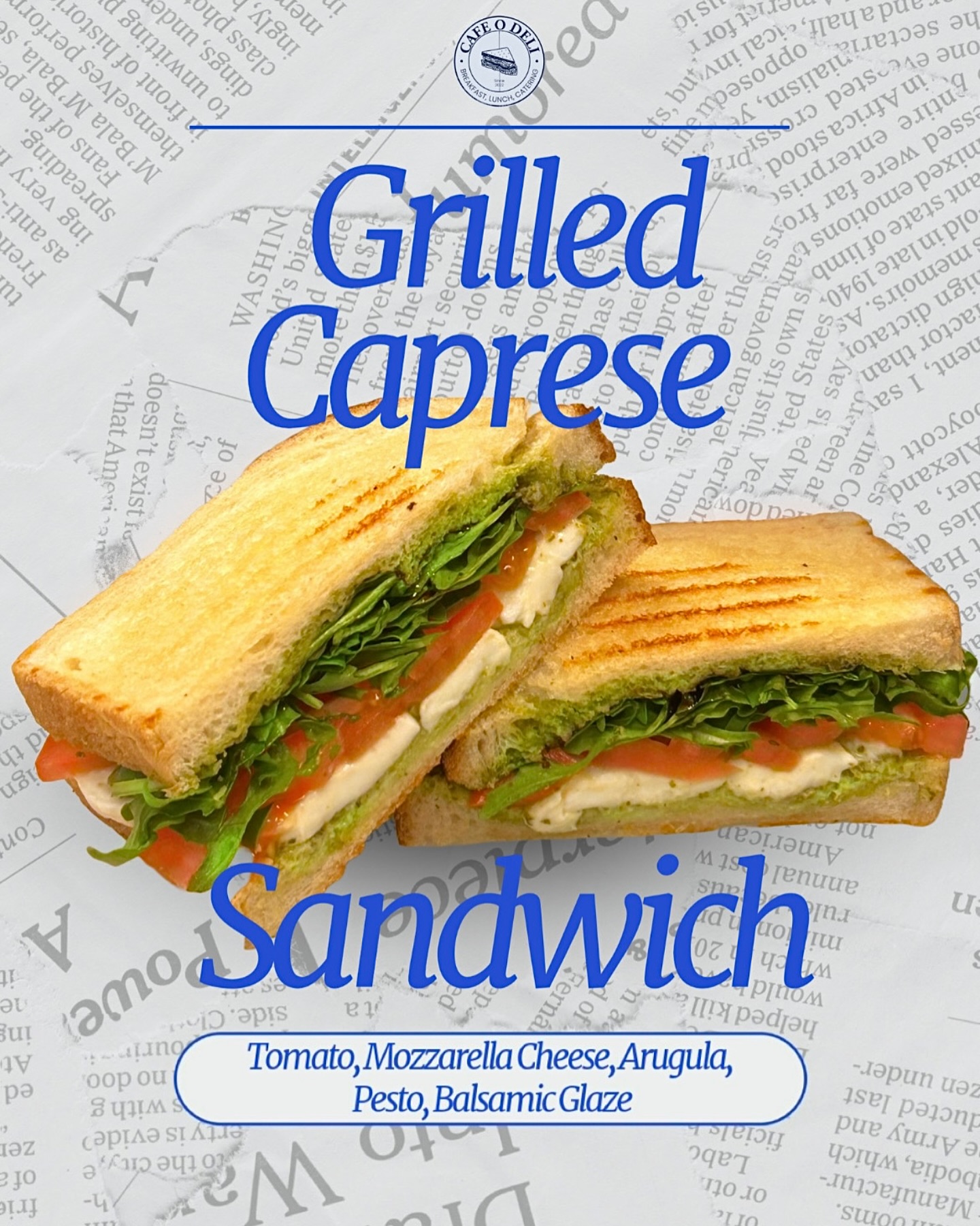 Grilled Caprese🍅🧀🌿