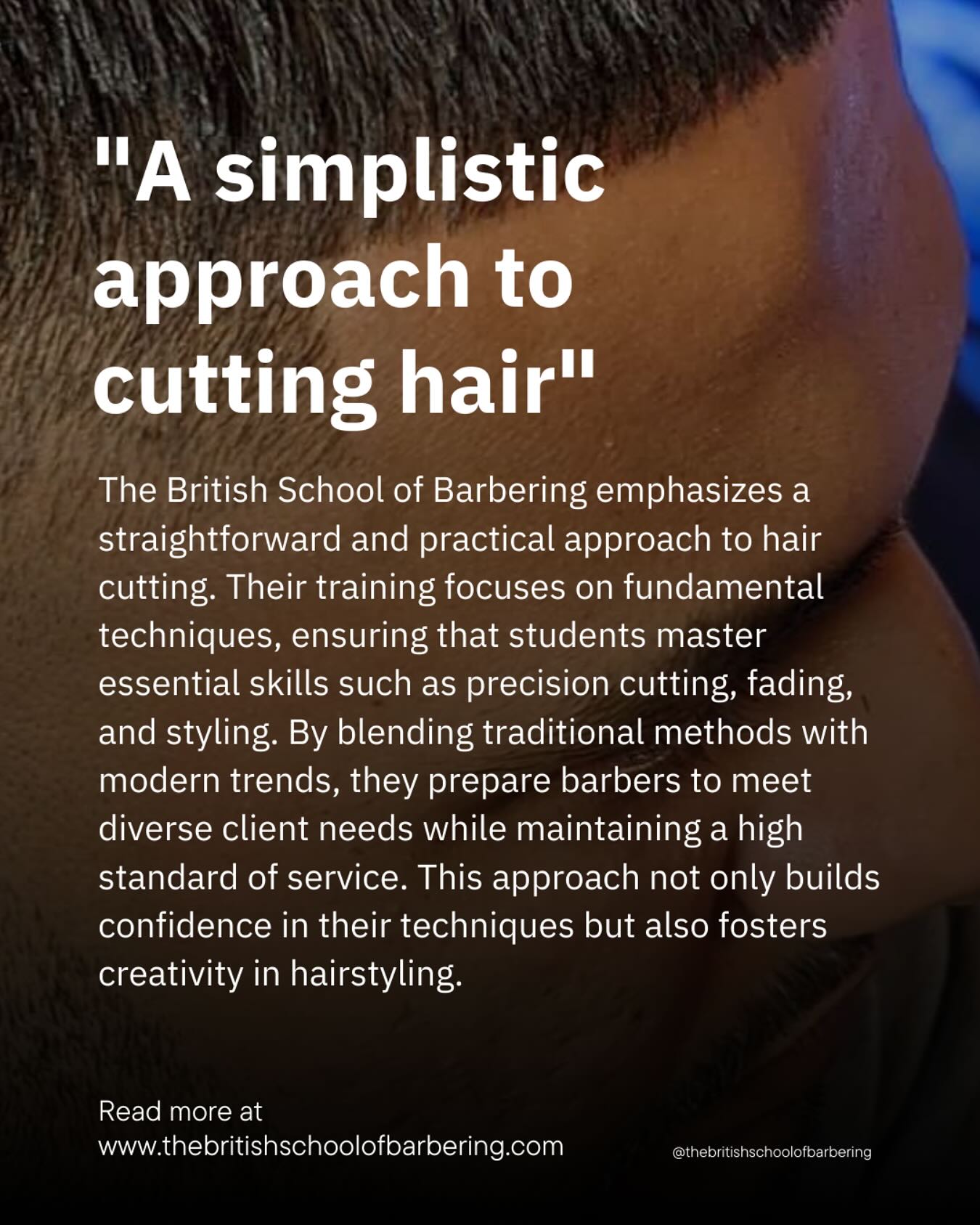 www.thebritishschoolofbarbering.com #simplyadventure #NewCareer #LearnToCutHair #simplisticart #Knowledge #KnowHow #HowTo
