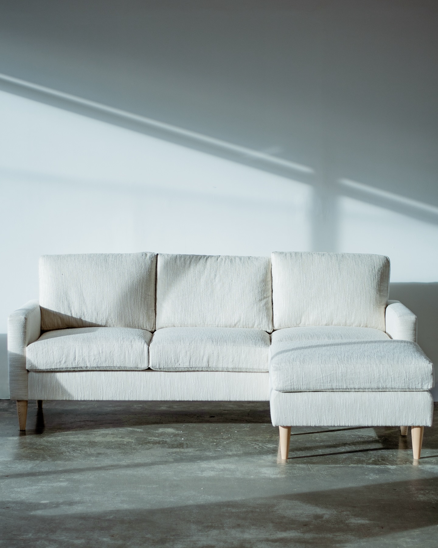 Elegance in every stitch. This handcrafted sofa and matching ottoman feature a custom design, allowing the ottoman to attach to either side for ultimate flexibility. Crafted with an all-natural fabric blend of bamboo viscose, cotton, and linen, it’s as durable as it is beautiful. Beauty, strength, and versatility—tailored to fit your space and style.
•
#ecobalanza #handmadefurniture #sustainablefurniture #ecofriendly #organic #oneofakind #handmade #chemicalfreehome #chemicalfree #climatechange #ecoconscious #sustainable #artisan #handcrafted #nontoxic #design #organicfurniture #custom #customfurniture #ecofriendlyproducts #nontoxicfurniture #artisanfurniture #nontoxicliving #sofa