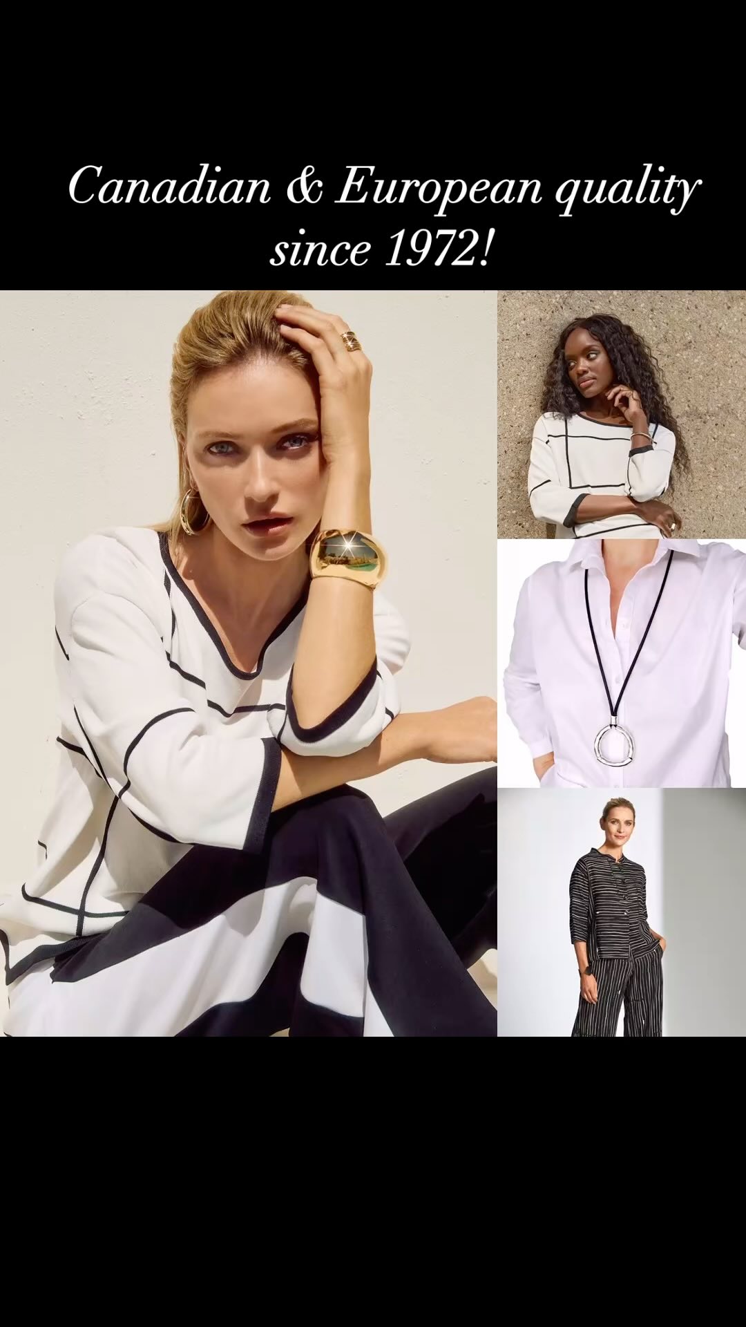 Tariffs? Never heard of them! We’ve been bringing you the best in European & Canadian fashion since 1972! Duty and drama free! Quality and integrity included!
#ShopLocalToronto #TorontoFashion #tarifffree #SpringStyle2025 #CanadianDesigners #HandcraftedJewellery #MadeInCanada #TorontoBoutique #EthicalFashion #SlowFashion #EffortlessStyle #StyleForAllSeasons #TorontoShopping #SupportLocalToronto #TimelessFashion #Spring Fashions #SpringWardrobe #StyleOver50 #TorontoArtists #LuxuryForLess #EverydayElegance #AgelessStyle #FashionRevolution #LuxuryJewellery #CanadianFashion #ShopLocalToronto #EuropeanFashion #CanadianDesigners #FashionWithoutBorders #TariffFreeShopping