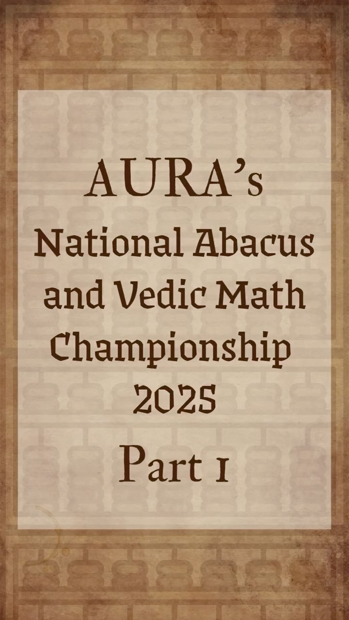 Champions aren’t born; they’re made on moments like these! 🏆✨
.
.
.
.
#nationalchampionship #abacusandvedicmathschampionship #abacuscompetition #vedicmathschampionship #abacus #abacuskids #abacuslearning #abacusforkids #abacusmaths #vedicmaths #vedicmathematics #abacusandvedicmaths #nurturingyoungminds
