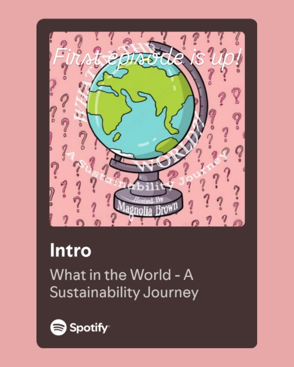 First episode is up! Listen on Spotify. #whatworldsustainability