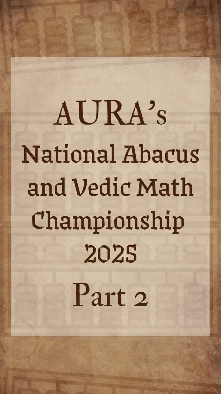 Every single one of them brought their best. We are so proud of our little champions! 🏆
.
.
.
#nationalchampionship #abacusandvedicmathschampionship #abacuscompetition #vedicmathschampionship #abacus #abacuskids #abacuslearning #abacusforkids #abacusmaths #vedicmaths #vedicmathematics #abacusandvedicmaths #nurturingyoungminds