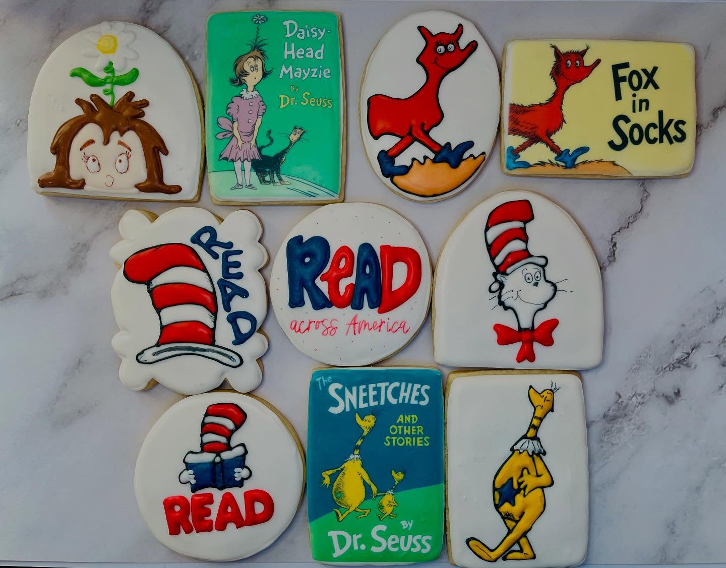 Happy Birthday Dr Seuss! It’s Read Across America week and when you are passionate about children reading, you order cookies!