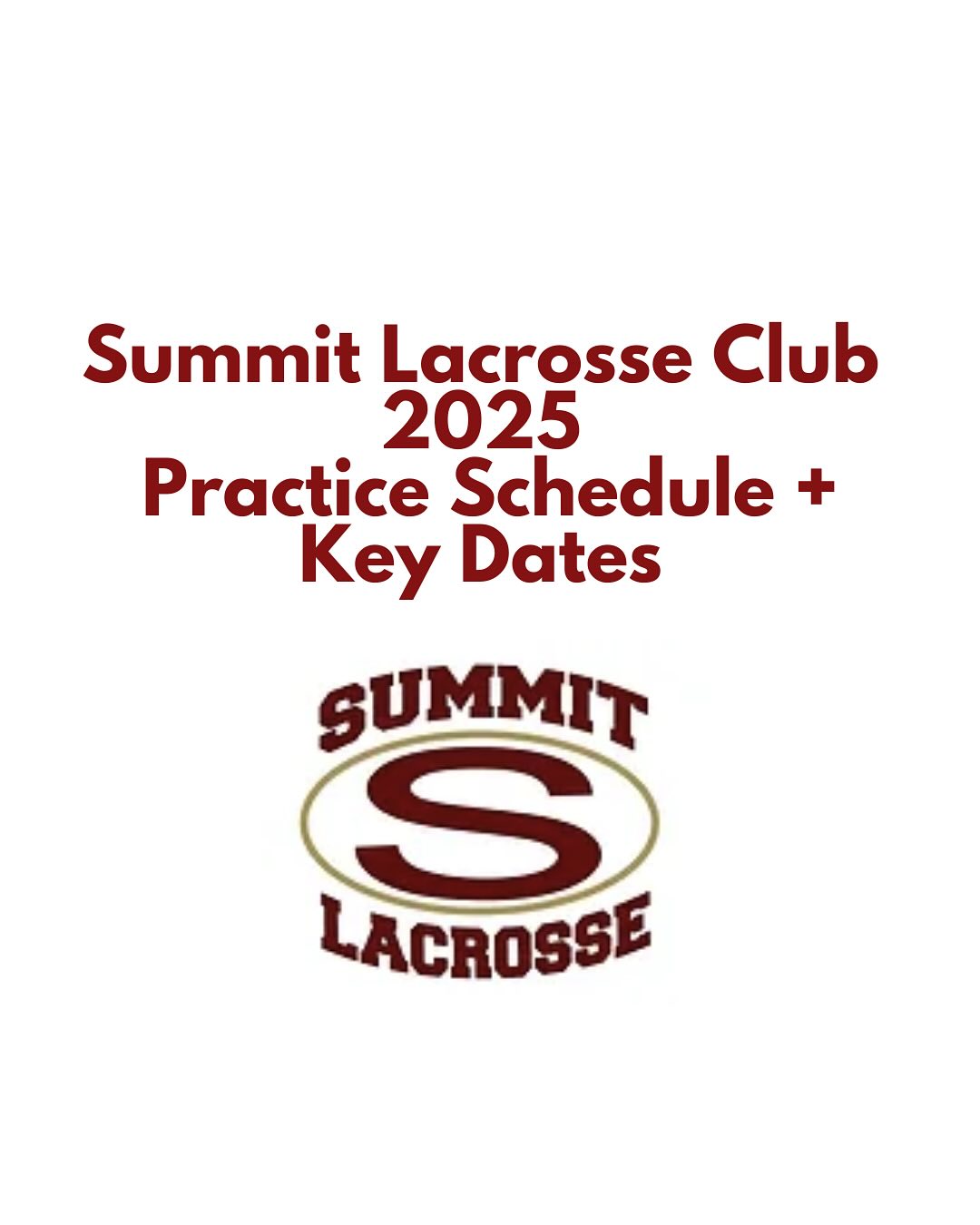 The Spring Lacrosse season is here & this is an overdue overview of key dates and the general practice schedules with *****’s because times and dates can change due to weather or field space availability (we share with lots of other programs including SHS). If you were pondering signing up but haven’t pulled the trigger because you didn’t know the schedule, we are still accepting registrations. ☮️❤️🥍