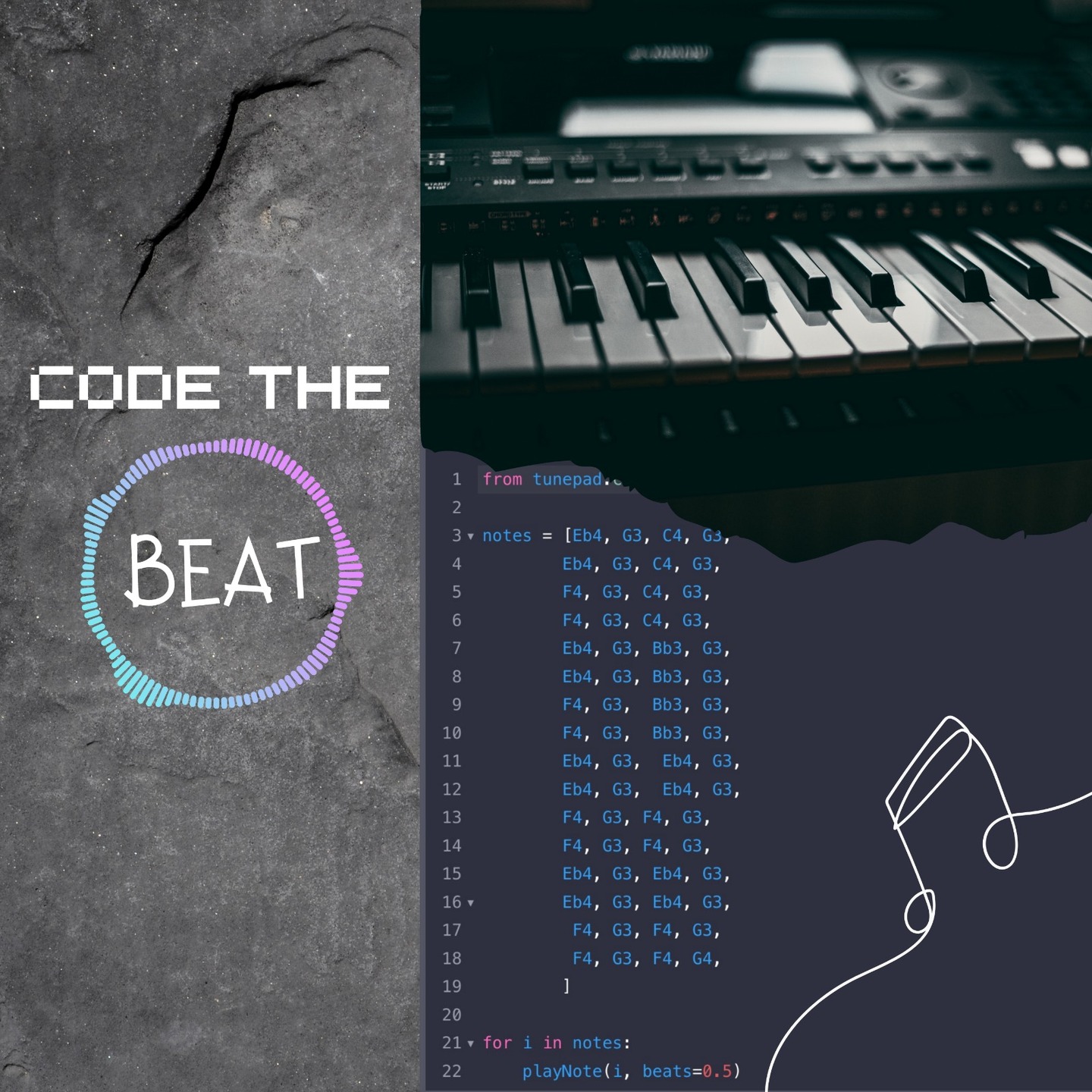 🎸🎹 Turn up the fun at Haruka Coding Space! Let your kids DJ and code the beat across hip-hop, rock, R&B, and more. They'll learn Python by creating tunes on drums, guitar, bass, piano, and other instruments. No experience? No problem! They'll remix everything from classic rock to cool R&B, all while mastering coding. It's time to make some noise and code some music! 🎧🎤
#CodeTheBeat #HarukaCodingSpace #MusicCoding #KidsCoding #PythonForKids #CodingForKids #HarukiRoboticsLab #pythonprogramming
