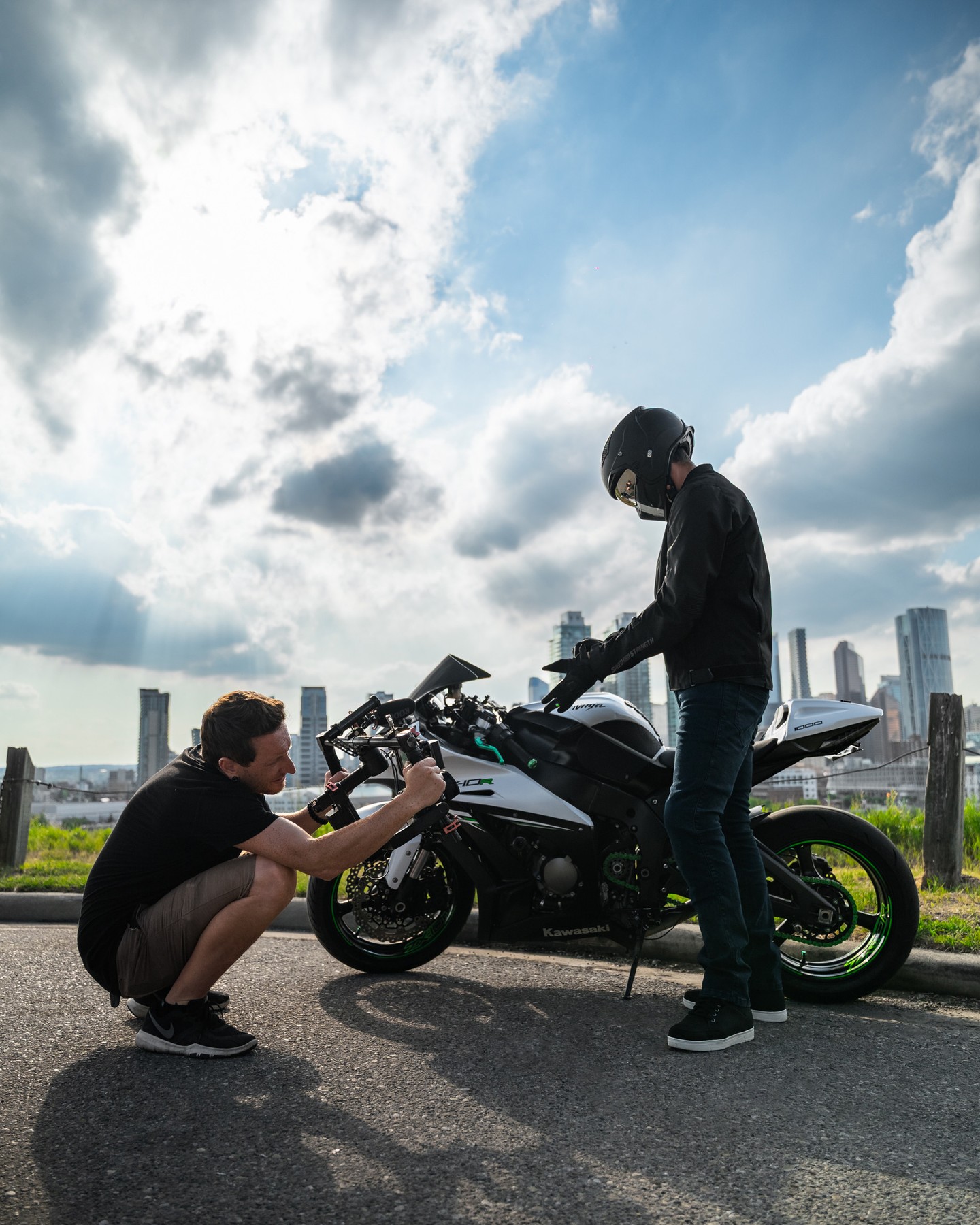 📷 BTS/Outtakes from shooting the Speed & Strength | Moment of Truth™ collection 🎥 This was a fun day with not one, but TWO Adams on the scene 😆🎬
Also, WILD to see the old Ronin M stabilizer in action! 🫨
We've since upgraded to the RS Pro series - which is amazing - but lowkey miss the configuration of the M 🫡🪦
Any videographers out there still rocking one of those rigs?
Check our recent posts to see the video & photos from this shoot! 📸🎥
#SSgear #SSgearCanada #TrueNorthStrongandFast
.
.
.
.
.
#areyousocial #AYS #photography #photographer
#videographer #videography #videoproduction #yycvideographer #yycvideography #contentcreation #yycphotographer #yycphotography #yyccontentcreator #yyccontentcreation #socialmediamarketing #speedandstrength #momentoftruth #ridebikeshavefun #moto #motorcycles #ninja #sportbikes #motorcyclegear #ridinggear #ridesafe #ridesafehavefun #ATGATT