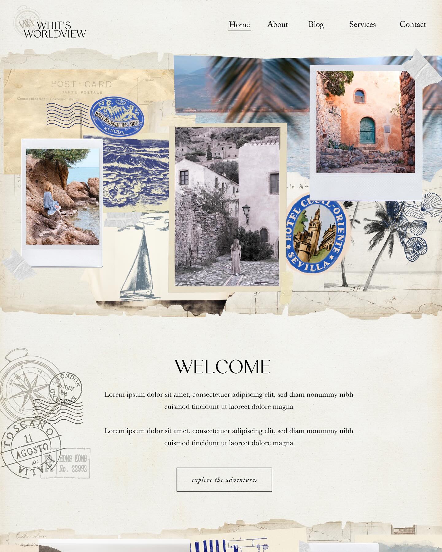 📜 From Paper to Passport: The Journey of a Website! ✈️🌍
Before this website took off on its digital adventure, it started as this dreamy flat design—a little like plotting a trip before setting sail! 🚢✨
Think of it as a travel itinerary for the internet—every stamp, postcard, and dreamy destination carefully placed before it becomes a fully functional website.
🌍 Why Start with a Flat Design?
🗺️ Like mapping out a journey before the flight, it sets the vision.
💌 Helps us capture the wanderlust vibes before coding begins!
🎨 Ensures every detail—from vintage stamps to sun-soaked beaches—feels just right!
🚀 Speeds up the journey from concept to reality!
This was the creative blueprint before it became a beautiful site!
See the full web video on my stories 💕
Books are open for March - get in touch and let’s make magic! ✨