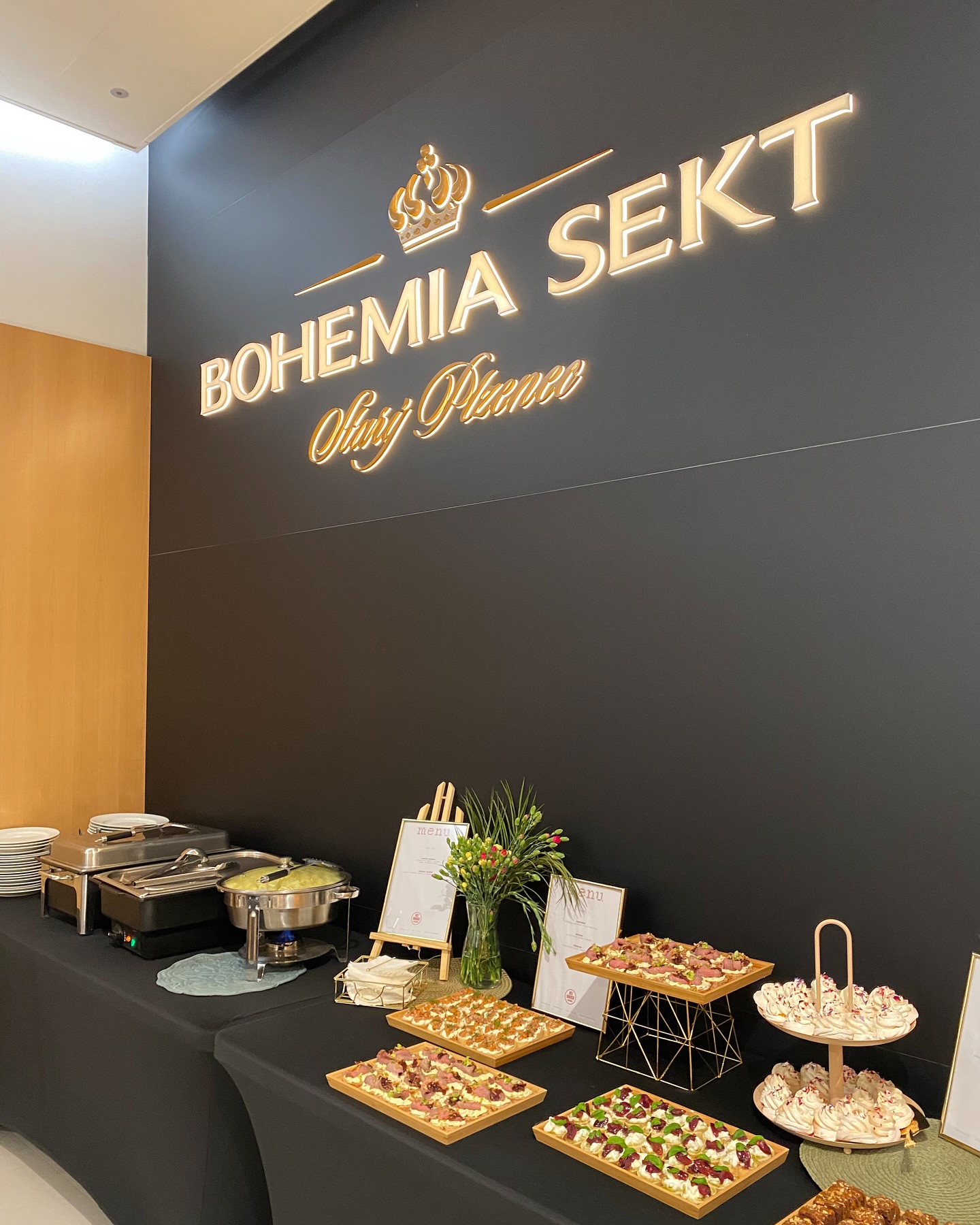 Menší catering pro @bohemiasektcz