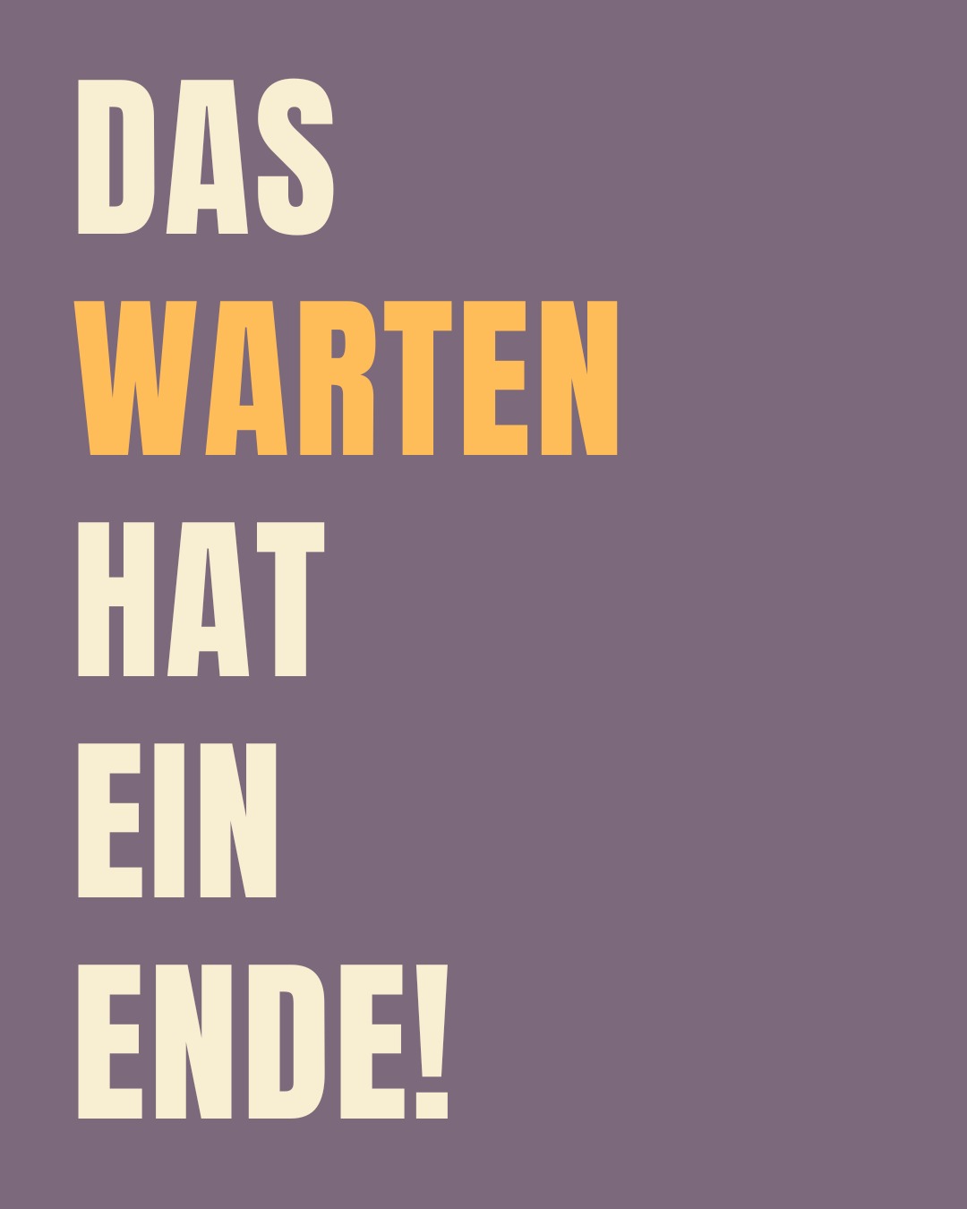 Die Wartezeiten für einen Therapieplatz waren in den letzten Jahren bei uns unerträglich angestiegen.
Wartezeiten von 6-9 Monaten für Kinder waren an der Tagesordnung.
Auch Erwachsene mussten immer wieder mehrere Monate auf einen Platz warten.
Doch das hat nun erstmal ein Ende.
Mehrere neue Therapeut*innen im Team und der sensible Einsatz von Therapiepausen haben unsere Warteliste entspannt...
Bei den Angaben handelt es sich um die aktuell durchschnittliche Wartezeit.
Wir bemühen uns weiterhin, die Wartezeiten so kurz wie möglich beizubehalten.
Die Wartezeit kann sich jedoch verlängern, wenn die Terminwünsche
nur wenig flexibel sind.
#ergotherapiesteinchen
#wartezeit #warteliste #ergotherapiepraxis