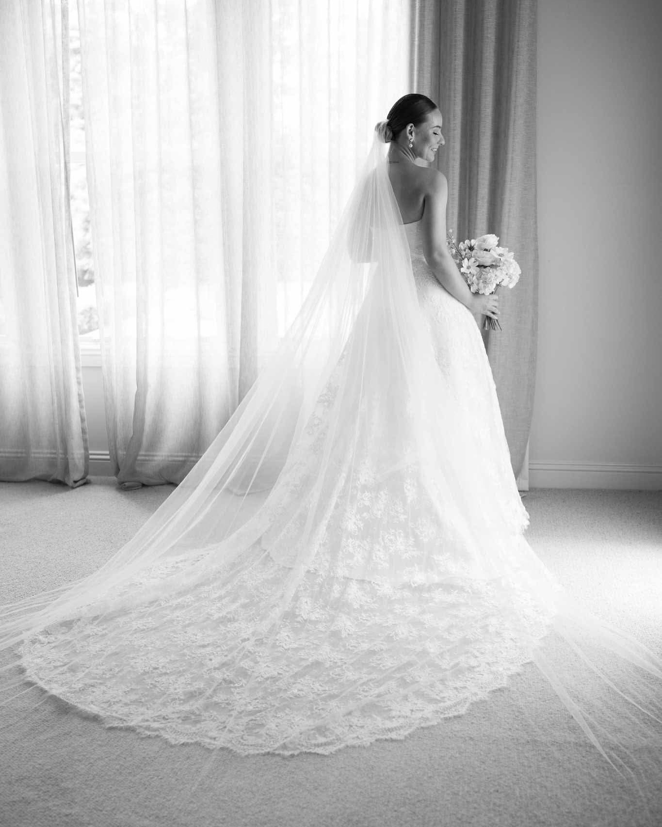 Mrs Ross
In black & white
The beautiful Aimee in her custom Chantilly lace gown.
Photography @whitesandwoods
Gown and veil @brittneypaigecouture