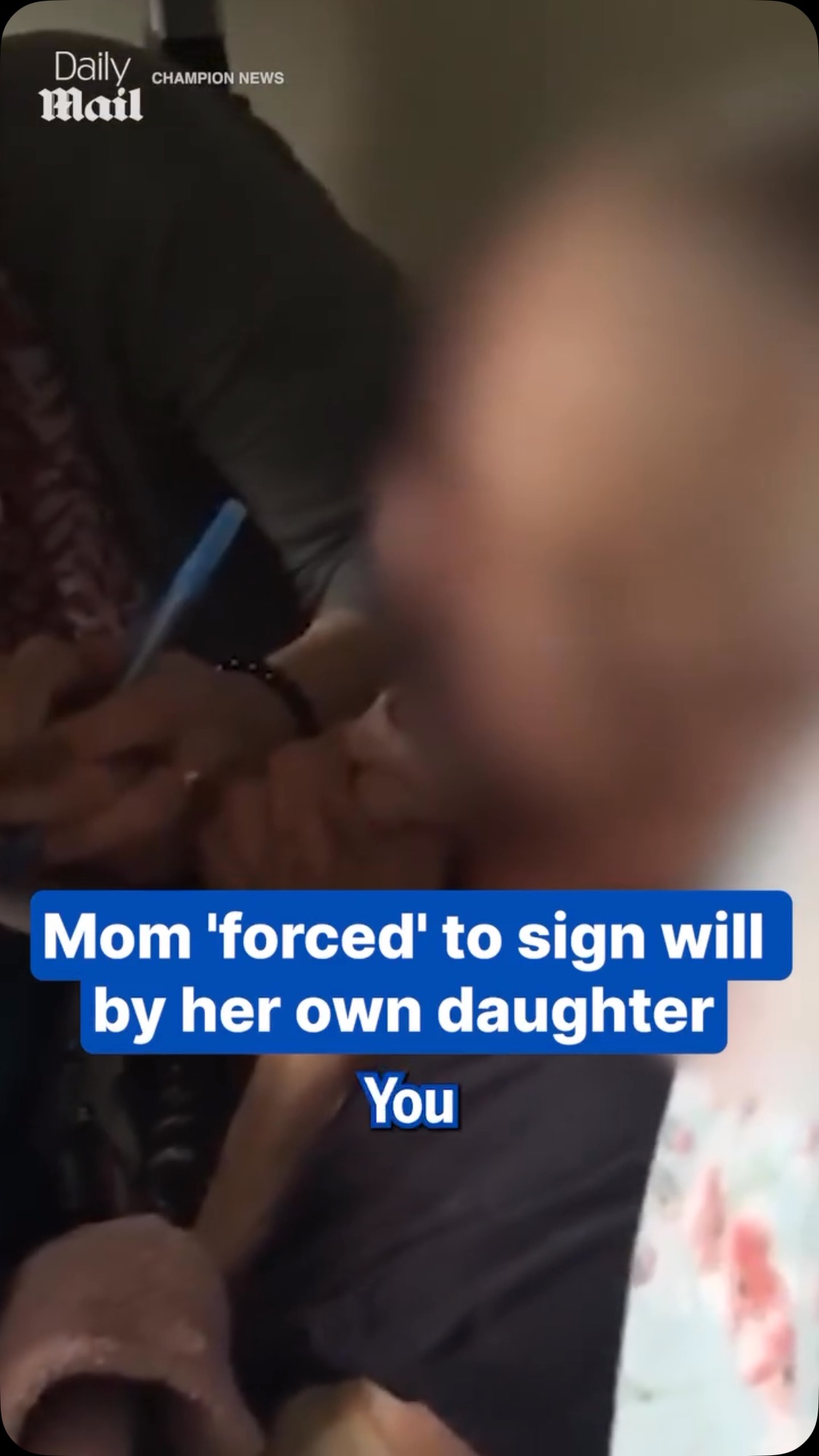 We wonder if some still think we are playing about Abusers of the Elderly for Money. Please watch this video. And thank you @dailymail for consistently being unafraid to reveal these truths to the Public.
#elderabuse #humanrights #civilrights #activism #protecttheelderly
This is the dramatic moment a daughter clasped her dying mother’s hand, forced a pen into it, and ‘propelled’ her to sign a $900,000 fortune to her. Margaret Baverstock, 76, was so ill she could ‘barely flicker an eyelid’ in March 2021 when she was ‘forced’ to sign a will by her daughter Lisa. The cold-hearted act resulted in her older brother John Baverstock, 61, being cut out of Margaret’s estate with everything left to Lisa, resulting in a legal battle between the siblings. #news #crime #family