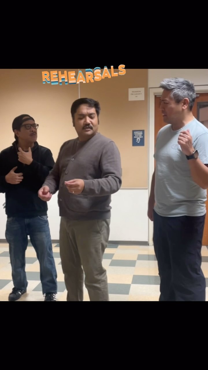 Ensemble rehearsals leading up to our big show on March 28th! It’s not all fun and games — it’s fun, games, and building stories from our “Living Room”! (Video credit: @doreen_calderon)