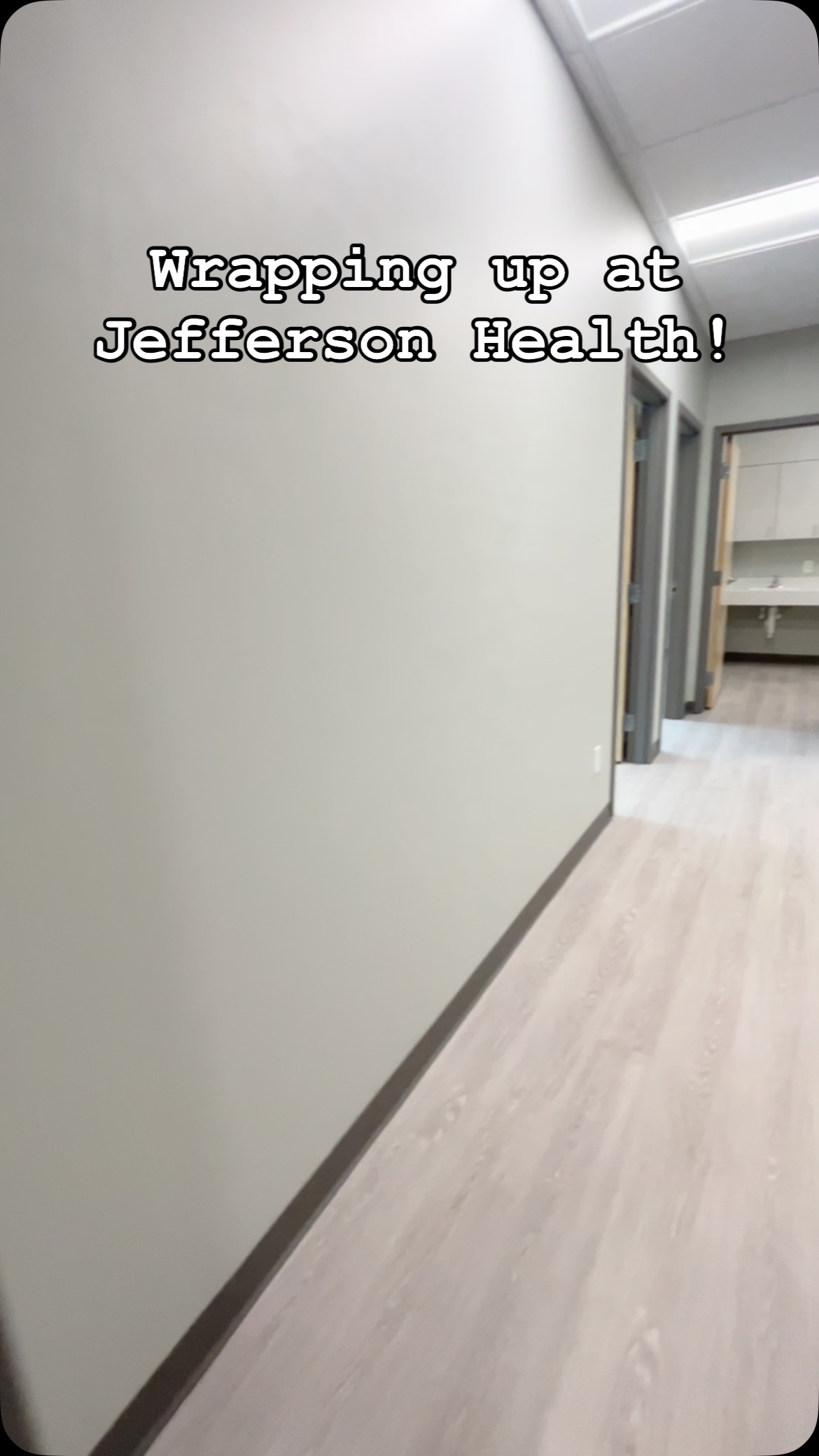 That's a wrap at Jefferson Health! The best part of the project is seeing it all come together. Now it's time for the final clean-up and move-in. This project was an expansion of the existing Jefferson Health offices in Bala Cynwyd, featuring renovations and additional examination rooms. #construction #commercialconstruction #generalcontractor #remodeling #builder
