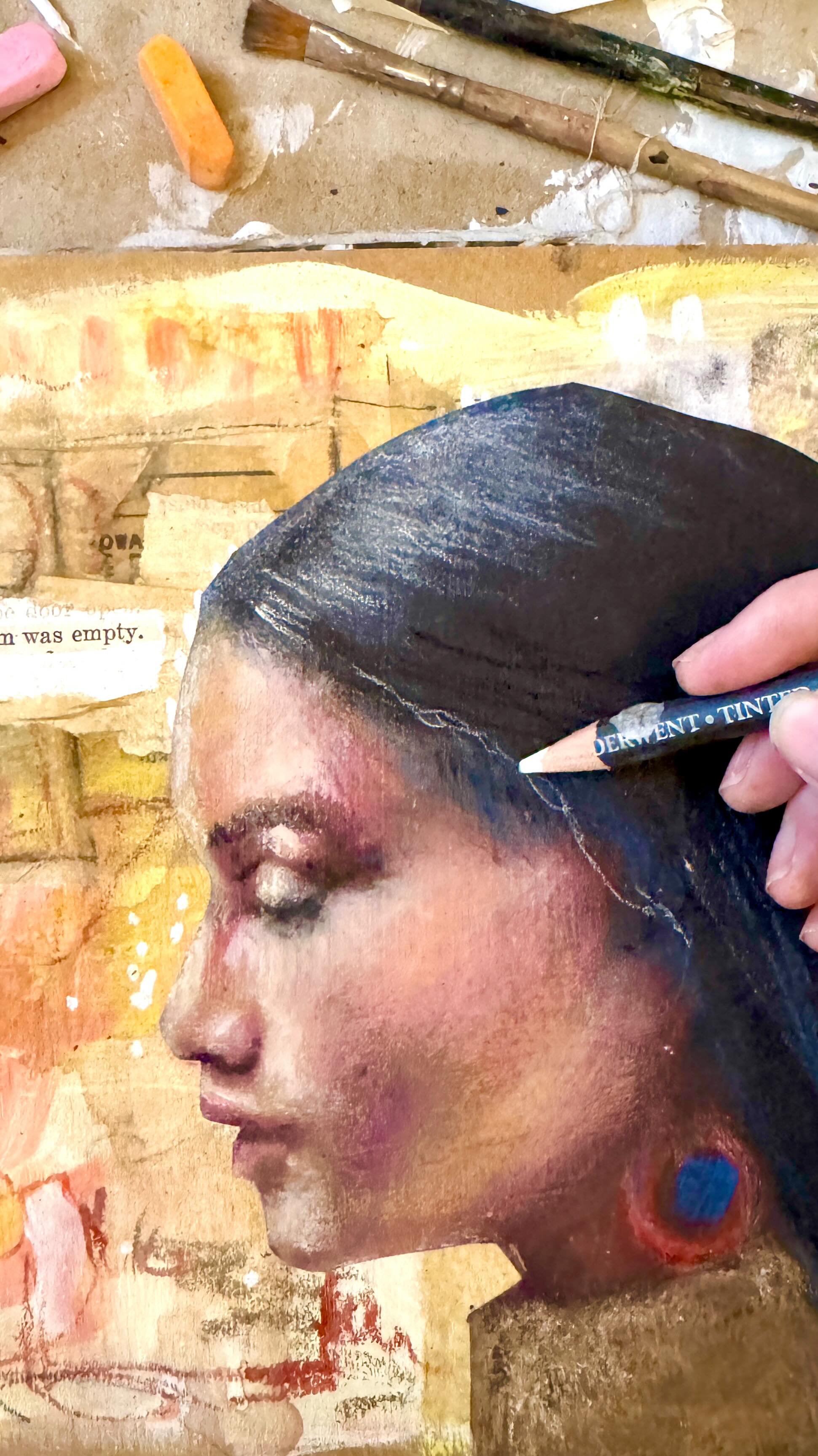 Day 5 - 10 of my 100 day project: continuing with my daily art practice, my stitching, painting, drawing, collage, mark making, journaling - committing to using what I have and finishing what I’ve started.
Lately the world has been so loud: it’s time to pay attention to the ideas that have been patiently waiting for me, excited to see where this all takes me….
#insightcreative30daychallenge2025