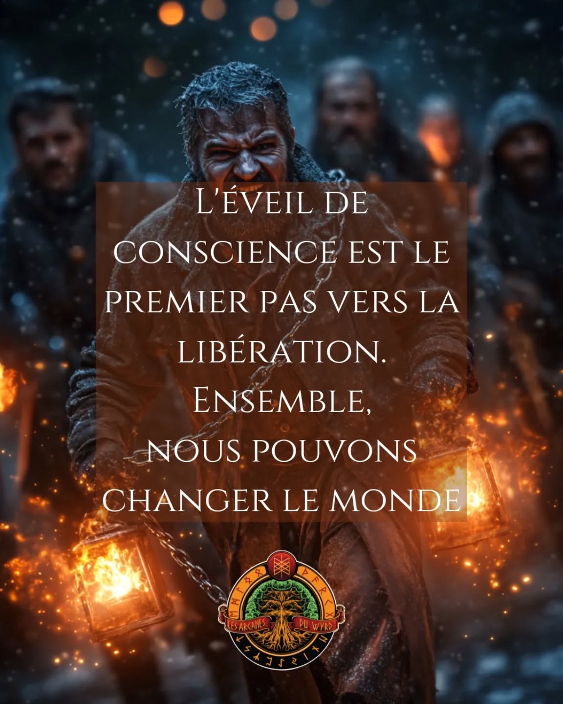 Prendre conscience de ce qui nous entoure et ne plus se laisser aveugler...
Tu arrives à la voir cette lueur ? Celle qui va te permettre de reprendre le contrôle de ta vie et de créer ta réalité ?
Reprend ton pouvoir !
#lesarcanesduwyrd #conscience #prisedeconscience #matrice #matrix #communauté #vaincresespeurs #acceptation #epanouissementpersonnel #sagesse #controle