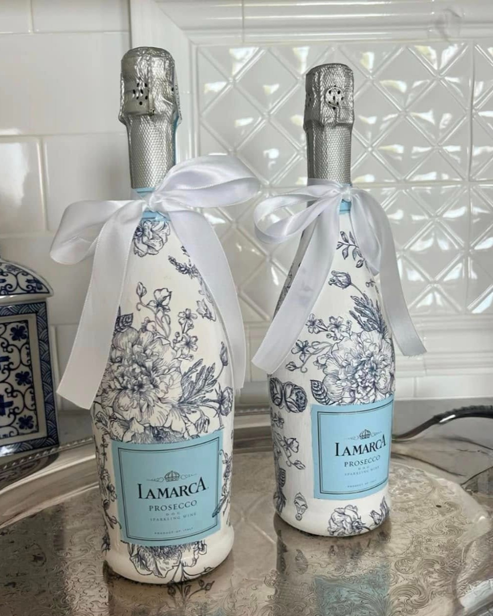 Elevate Your Celebrations with Découpage Champagne Bottles! 🍾✨
Elevate your events with our captivating Découpage Champagne Bottles—a stunning blend of creativity and sophistication that adds a touch of elegance to any celebration! 🍾🥂
Whether you’re hosting a chic gathering, an extravagant wedding, or searching for the perfect gift, our bespoke bottles are here to dazzle.
Customisable to harmonise with your color themes and vibes, each bottle is a unique masterpiece that will leave a lasting impression. 🎨💖
For those seeking a complete experience, our stunning Champagne Cart is available for hire, perfectly complementing our découpage creations and adding a touch of sophistication to your festivities.
Celebrate in style with Spill the Tea by Laura—where elegance meets creativity! To inquire and place your order, please contact us today.
Cheers to unforgettable memories! 🥂✨
#SpillTheTeaCo.ByLaura #decoupagechampagne #decoupage #decoupageart #decoupagelovers #elegantevents #customcreations #ChampagneCart