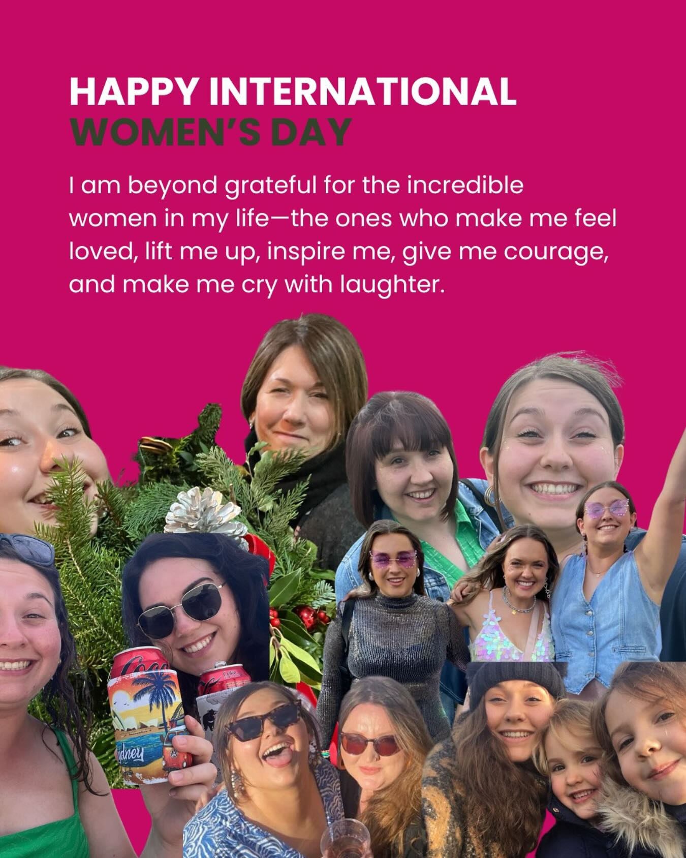 I am surrounded by amazing women every day. From my nieces, who make me so proud to be their Aunty Cerise, to my sisters who have been my besties from the get go, my mum who is always there to cheering me on (also one the funniest women I know), to all my beautiful gals who embrace my silly side and woo woo energy, to the ones who let me crash on their couch with a Starbucks for endless chats. To my girlies who made school some of the funniest years of my life, to the ones who helped me navigate my early twenties and have always stood by my side (even when I’ve been an emotional mess), and the inspiring women I continue to meet as I grow. From the connections I’ve made here to the amazing women I work with every day—I’m endlessly grateful. 💖
Ps. I love being a woman.
#internationalwomensday #womenempowerment #celebratewomen #empowerwomen