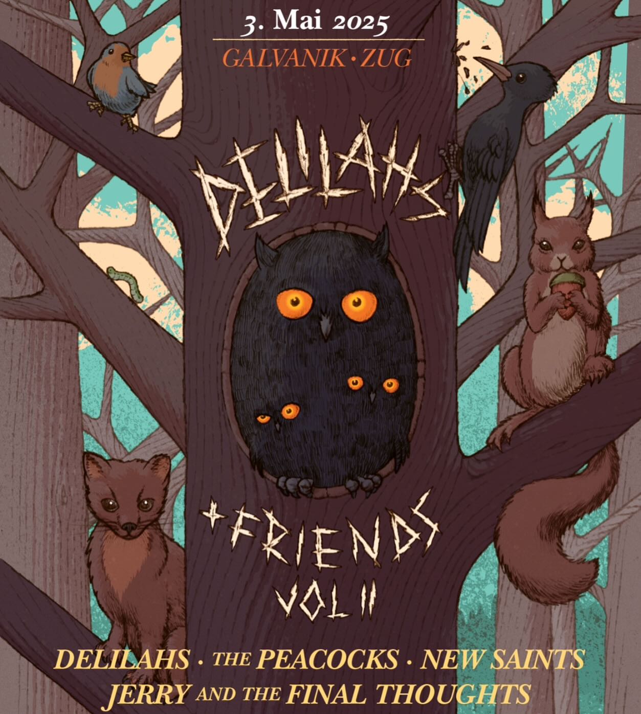 We can‘t wait!!
In zwei Monaten stehen wir mit unseren Friends auf der Bühne.❤️🔥
@galvanikzug
@thepeacockspunkrockabilly @newsaints_band @jerryandthefinalthoughts @thomas.gisler
Danke @philippthoeni für‘s geile Plakat!! 🤩
Tickets gibt‘s schon jetzt auf @seetickets_switzerland