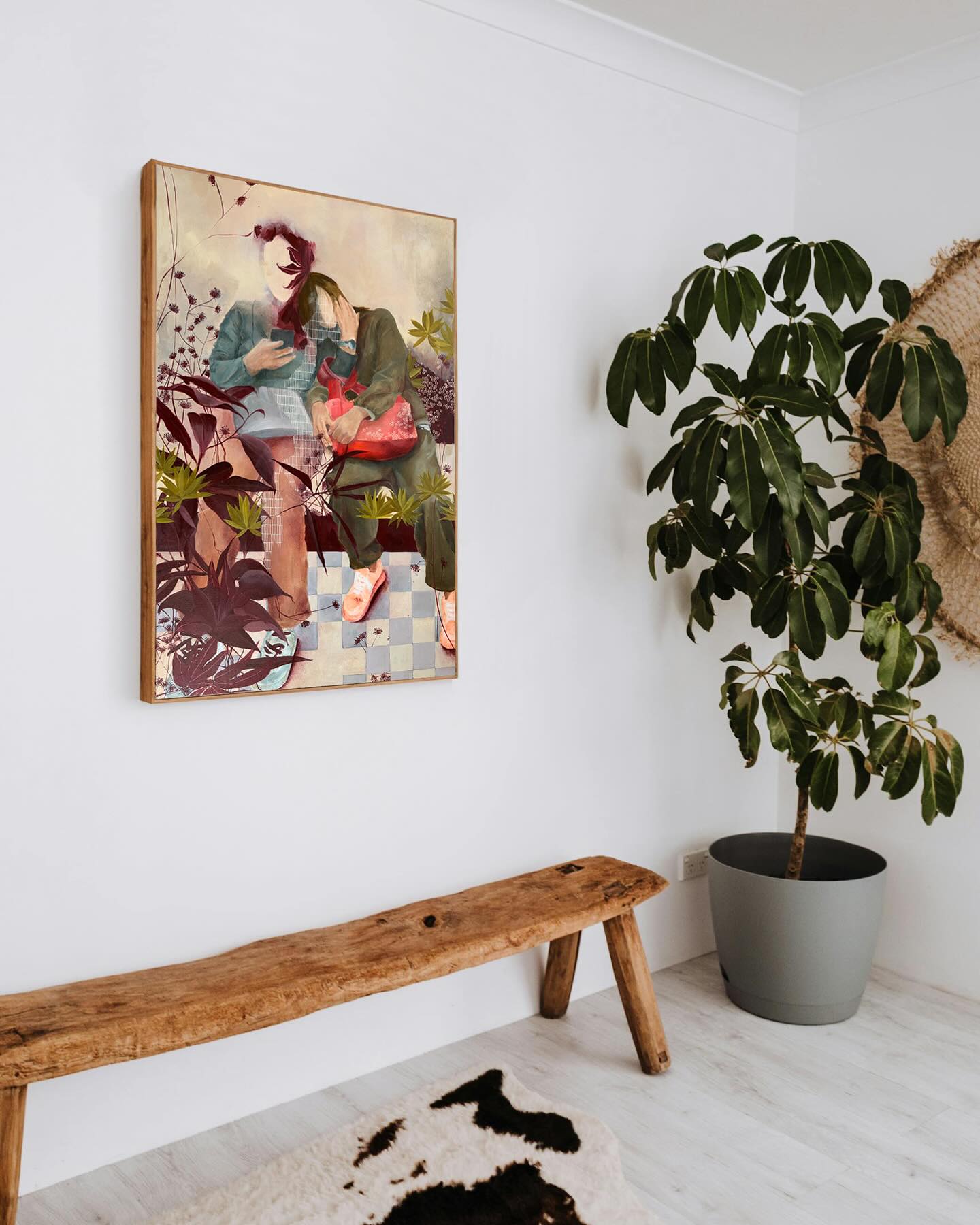 Somewhere on the Piccadilly line
61 x 91 cm
Acrylic paint on wooden panel