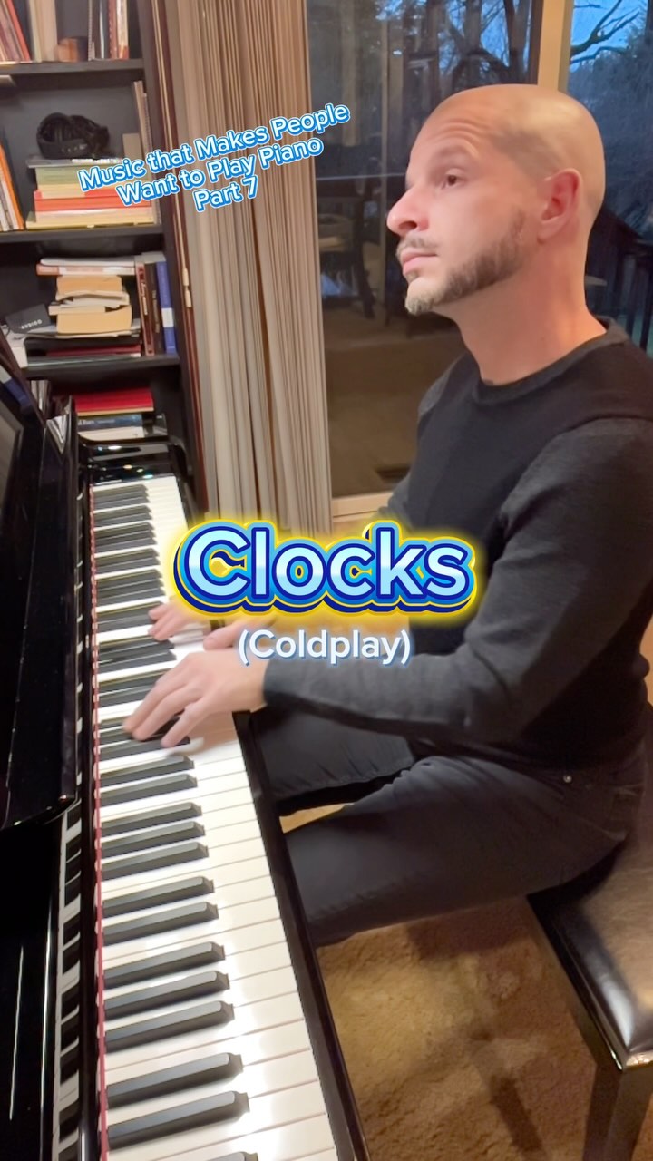 To clarify: it’s a totally fine part for a pop song, and might even be a little cooler than some other parts (it has like, inversions, or whatever). But I’ve literally had people tell me they thought this was one of the greatest piano parts they’ve ever heard, and well, that…
Come take lessons with me though, and I’ll show you how to do it in one minute.
greshampianolessons.com
.
.
.
.
#pianolessons #piano #music #pianoteacher #musiclessons #musiceducation #portland #happyvalley #gresham #coldplay #clocks #poppiano #ticktockticktock