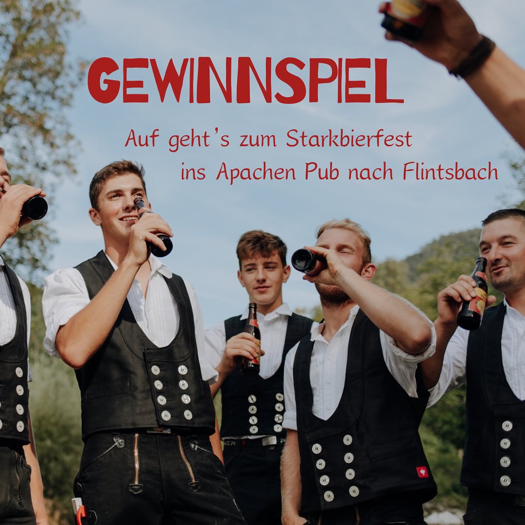 GEWINNSPIEL BEENDET - DEIN TISCH BEIM STARKBIERFEST MIT 10 MASS BIER AM 22. MÄRZ 2025
O’zapft is!🍻
Wir, die Zimmerei Niederthanner, verlosen für dich und deine Freunde einen Tisch beim Starkbierfest im Apachen-Pub in Flintsbach inklusive 10 Maß Bier zum Anstoßen bei bester Stimmung mit „Bast scho“🎶
SO NIMMST DU TEIL:
• Folge uns auf Instagram ✔️
• Like diesen Beitrag ♥️
• Kommentiere, mit wem du im Apachen-Pub so richtig feiern möchtest 🎉
Teile diesen Beitrag in deiner Story und verlinke uns, um deine Gewinnchancen zu verdoppeln!
⏰ Teilnahmeschluss ist der 17.03.2025. Der Gewinner wird direkt von uns benachrichtigt.
Also, nicht lange zögern - mach mit und sichere dir einen unvergesslichen Abend beim Starkbierfest!
Ab ins Dirndlgwand und Lederhosn und dahi geht’s!
Vui Glück & Prost🍀🍻
Rechtliches:
Das Gewinnspiel steht in keiner Verbindung zu Instagram und wird nicht von Instagram gesponsert, unterstützt oder organisiert.
Teilnahme ab 18 Jahren. Der Gewinn ist nicht in bar auszahlbar und nicht übertragbar. Der Rechtsweg ist ausgeschlossen.
#gewinnspiel #starkbierfest #apachenpub #flintsbach #zimmereiniedertanner #ozapftis #feiernmitfreunden #vielglück