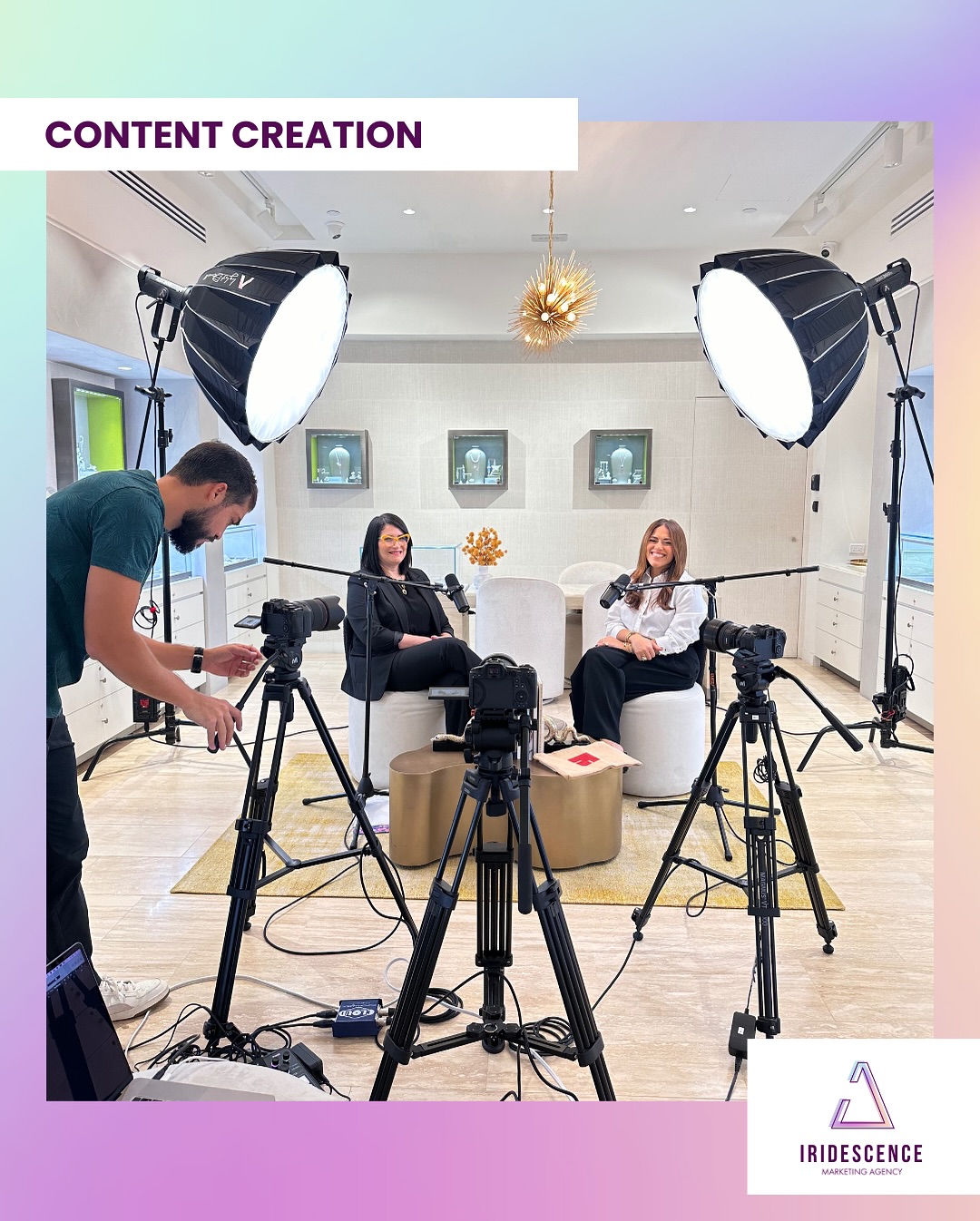 Reinhold Holiday Book: Más que una tradición, un legado ✨
En Iridescence, nos sentimos honrados de haber sido parte del desarrollo y producción de la campaña que celebra la trayectoria del Holiday Book de Reinhold — una pieza icónica que ha marcado la cultura y la creatividad en Puerto Rico. 🇵🇷
🎥 Gracias a @airtistry quien fue un elemento fundamental en la creación de este proyecto.
💎 @reinholdjewelers x @milmarcano - gracias por contar con nosotros para hacer realidad la historia de este gran legado.
#ReinholdHolidayBook #liveiridescently #iridescencemarketingagency
#ReinholdJewelers #reinhold #podcastproduction #marketingagency #campaignshoot #creaciondecontenido
#contentcreation #coberturadeeventos #PuertoRico
#mercadeodigital #eventcoverage #mercadeopuertorico