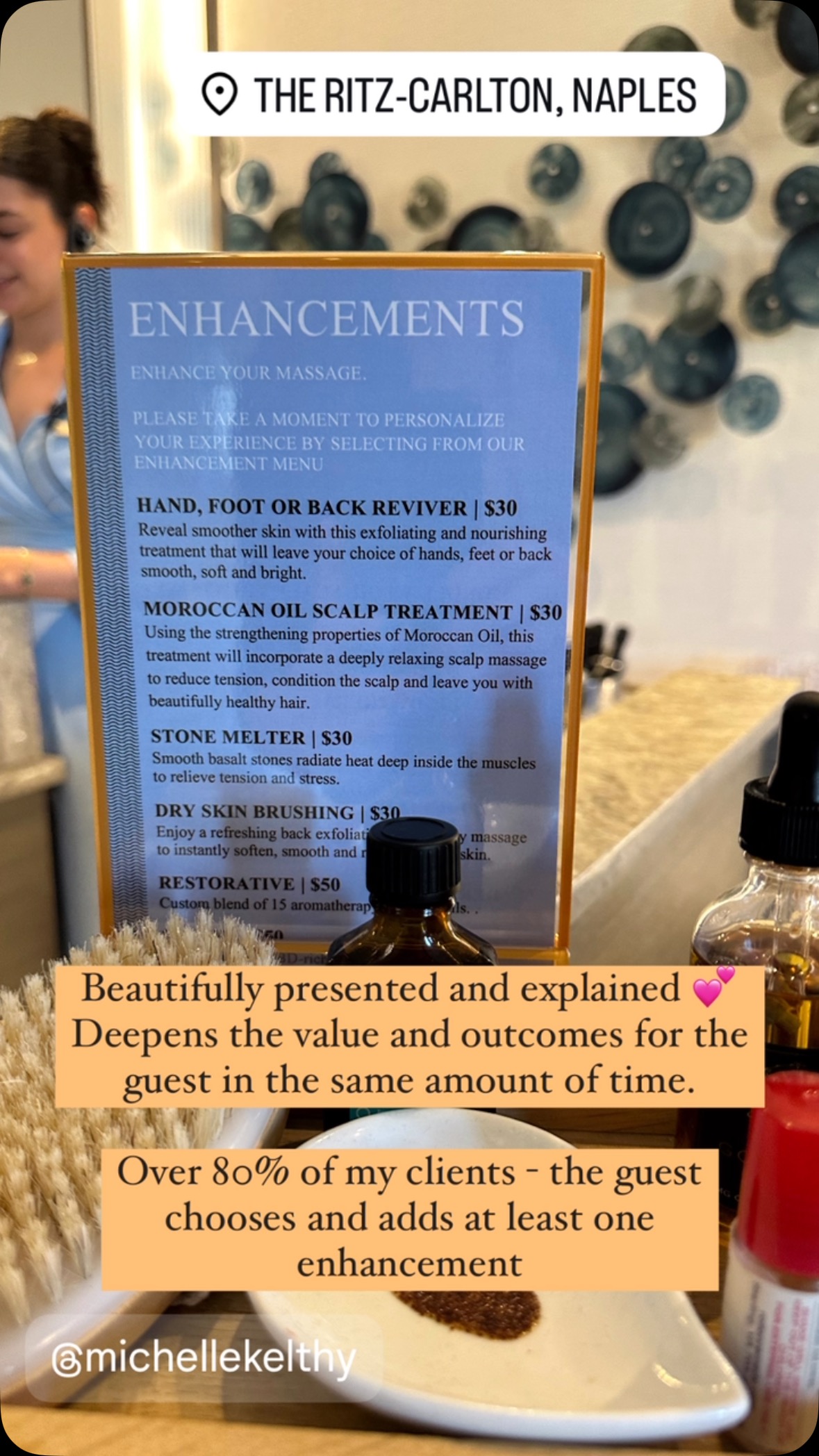 Looking to significantly elevate GX? Truly anticipating understanding your guest needs will be a game changer in a shifting marketplace. It’s never a push, but actually empowering the guest to customize their experience. For 2025 discontinues to be a strong trend for luxury guests in particular, the millennials who are the least engaged generation of consumers. Team not talking or recommending ? It’s an easy fix with a recommending skills training session for both front desk, spa teams and F&B to be able to seamlessly add and enhance the guest experience. Check out my profile from my client list and recommendations. #salestraining #success #leadership #love #spamanager #confidence #guestexperience #hospitality #upselling #education #motivation