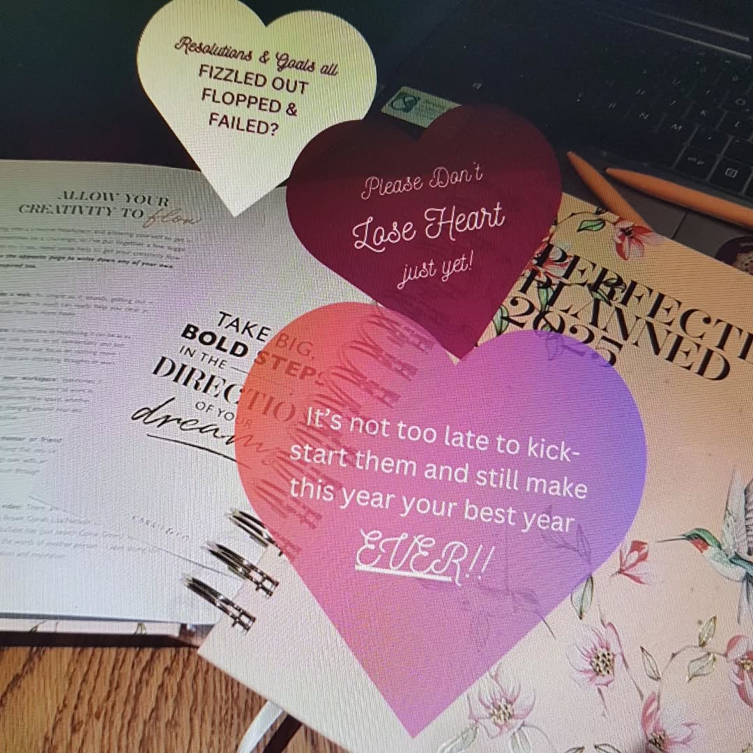 Personally I don't make any new year resolutions on 1st Jan .. I doodle a bit and blue sky ideas, goals, targets .. but only as we get closer to Spring and seed-planting time in the garden (now!) do I really start to get that urge to get my creativity & imagination flowing and bounce into action! How bout you?
I have a system I use to help me get clarity, focus attention, set mini targets that make whopping changes over a year, bust blocks, and stay motivated in aligning real life with whats most important now. I wrote about in my website blog this month so if you are intrigued, find me at eileenstrongcoaching.com and take a peek!
Also .. if you want a pretty Planner like the one in the photo, just find carrie&co. ๐ they may have some left.
Lets all have an amazing passion-powered block-busting year and lets not forget to stop to smell the roses!! ๐
#eileenstroncoaching
#holistichealth
#thewheeloftheyear
#newyearsresolutions
#healthgoals
#thepowerofnow
#thepassiontest
@iamcarriegreen