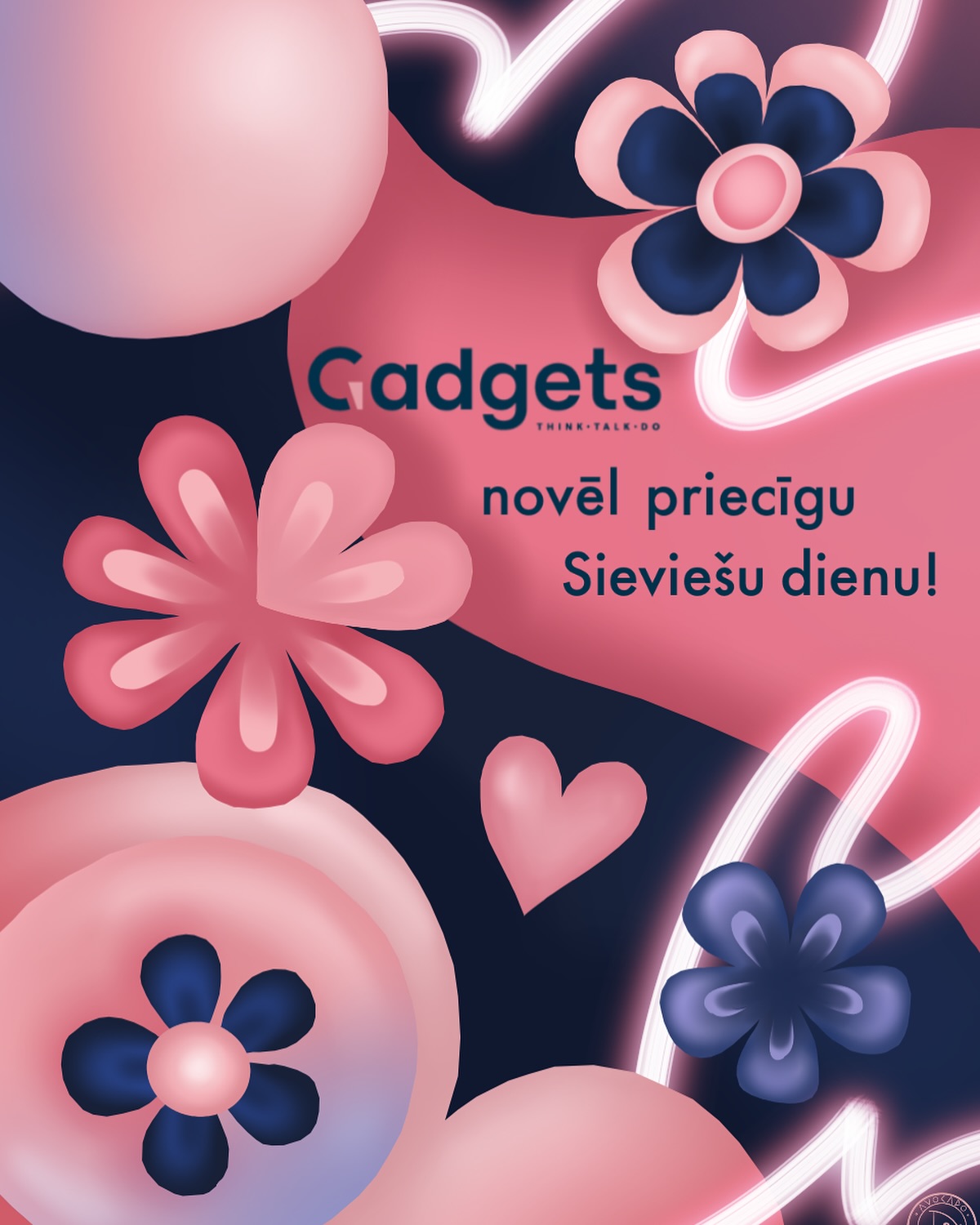 Sveicam brīnišķīgās sievietes svētkos 🌷