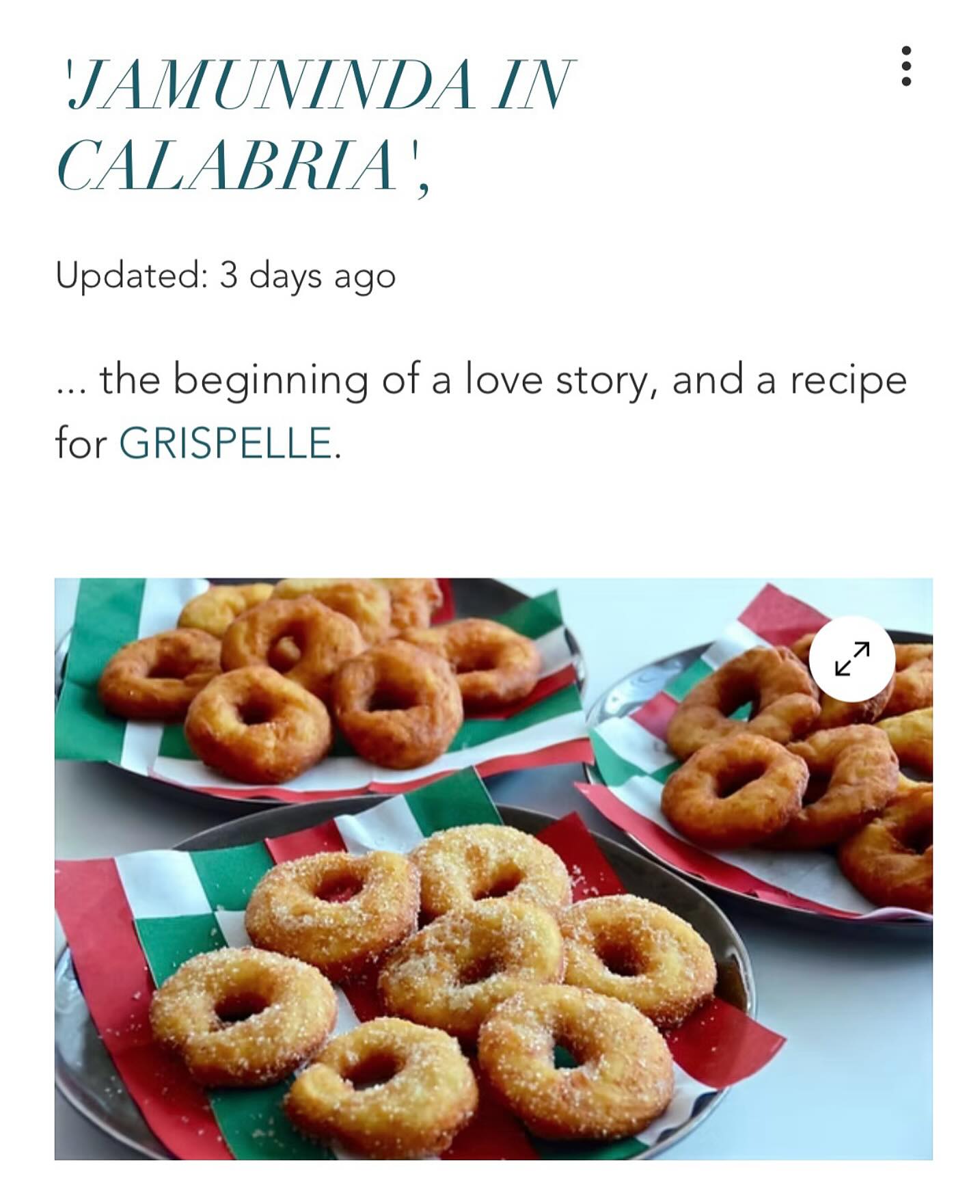 Finally my new Blog ‘When in Calabria…’ has gone live. I will be posting about our, mostly culinary, life in Bella Calabria, local cuisine, recipes and delicacies, as well as sharing our favourite family recipes. Right now, in the process of moving the recipes over from my old blog… eighteen done, more to come… sign up if you are interested to see more… WheninCalabria.com