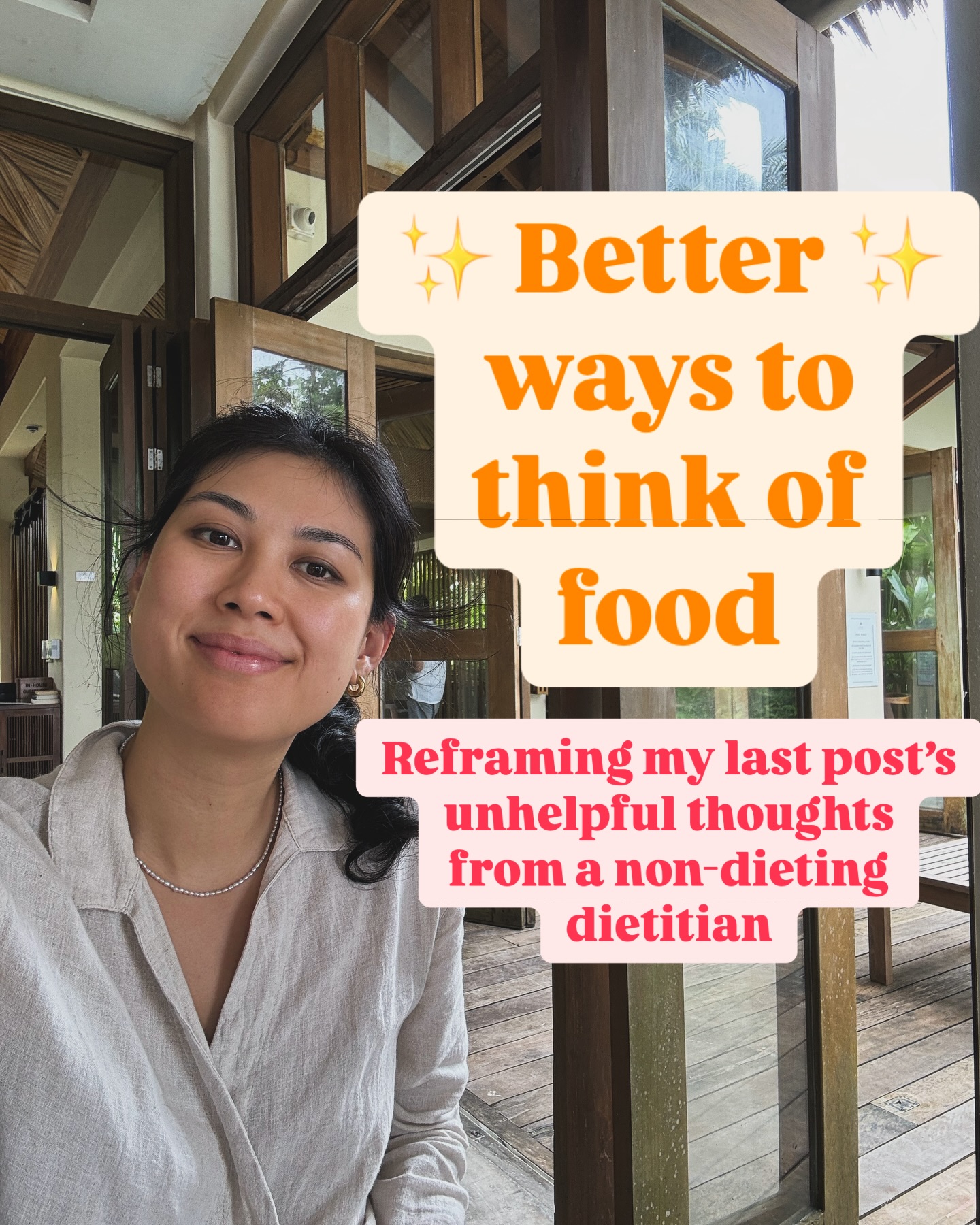 I grew up hearing so much diet talk about food. Shortcuts to temporary weight loss, different types of restriction, how to feel guilty about what you eat… So much of it doesn’t even make sense, but we normalize it and it gets passed down to the next generation. It can actually make food even more special and rewarding, or keep you focused on the wrong things.
You don’t have to carry these rules around, especially if you’re trying to eat healthier and they get in the way. And especially if they make you stressed or fearful around food. You can learn a better way to think of food and how to really nourish yourself, don’t get stuck with a diet mindset!
If you’re stuck or not sure where to start, I’m here to help! Send a DM if you’re interested in working together, and let’s see how good you can feel! 💕