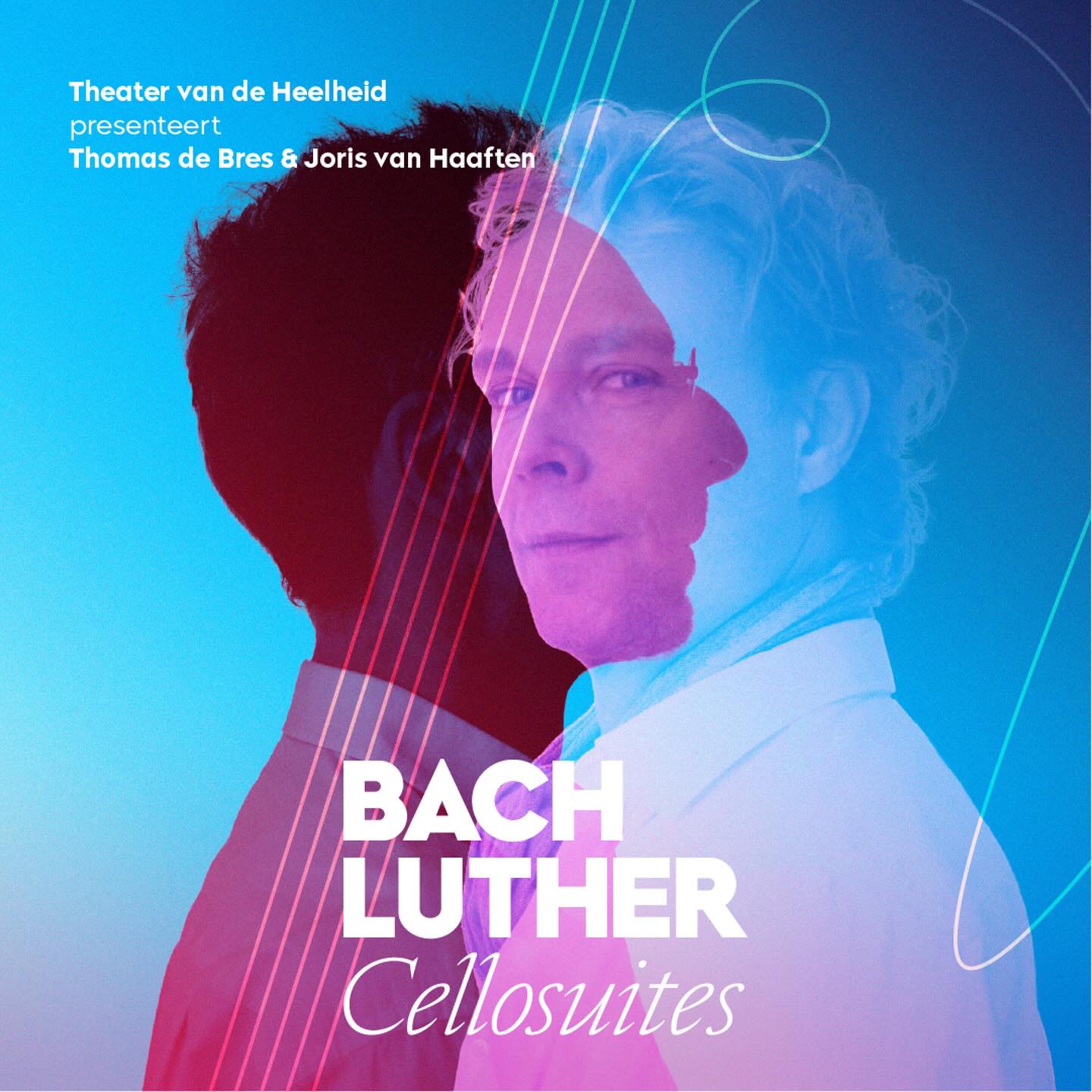 BACH LUTHER CELLOSUITES
Visual identity, campaign & web design
BACH LUTHER Cellosuites is a theatre performance initiated and performed by actor Thomas de Bres and cellist Joris van Haaften. It is a moving musical-theatre story about the search for harmony. The performance takes you on a journey to the Hof van Köthen in the period around 1720 to Bach’s musical and personal search for freedom.
BUROBRAAK created the visual identity, campaign design and web design for this theater performance. The main visual representation is based on the crossing of the two portraits of Thomas and Joris as a reference to the crossings of Bach and Luther. The color palette and typography create a visual connection to classical music without being too delicate.
@bach.luther
bachluther.nl
#culturalrearchiving
#visualidentity #logodesign #IdentityDesign #visualidentitydesign #campaigndesign #webdesign
#Burobraak #designforsocialimpact #SocialDesign #SocialDesignStudio #GraphicDesign #graphicdesignstudio #GraphicDesigners