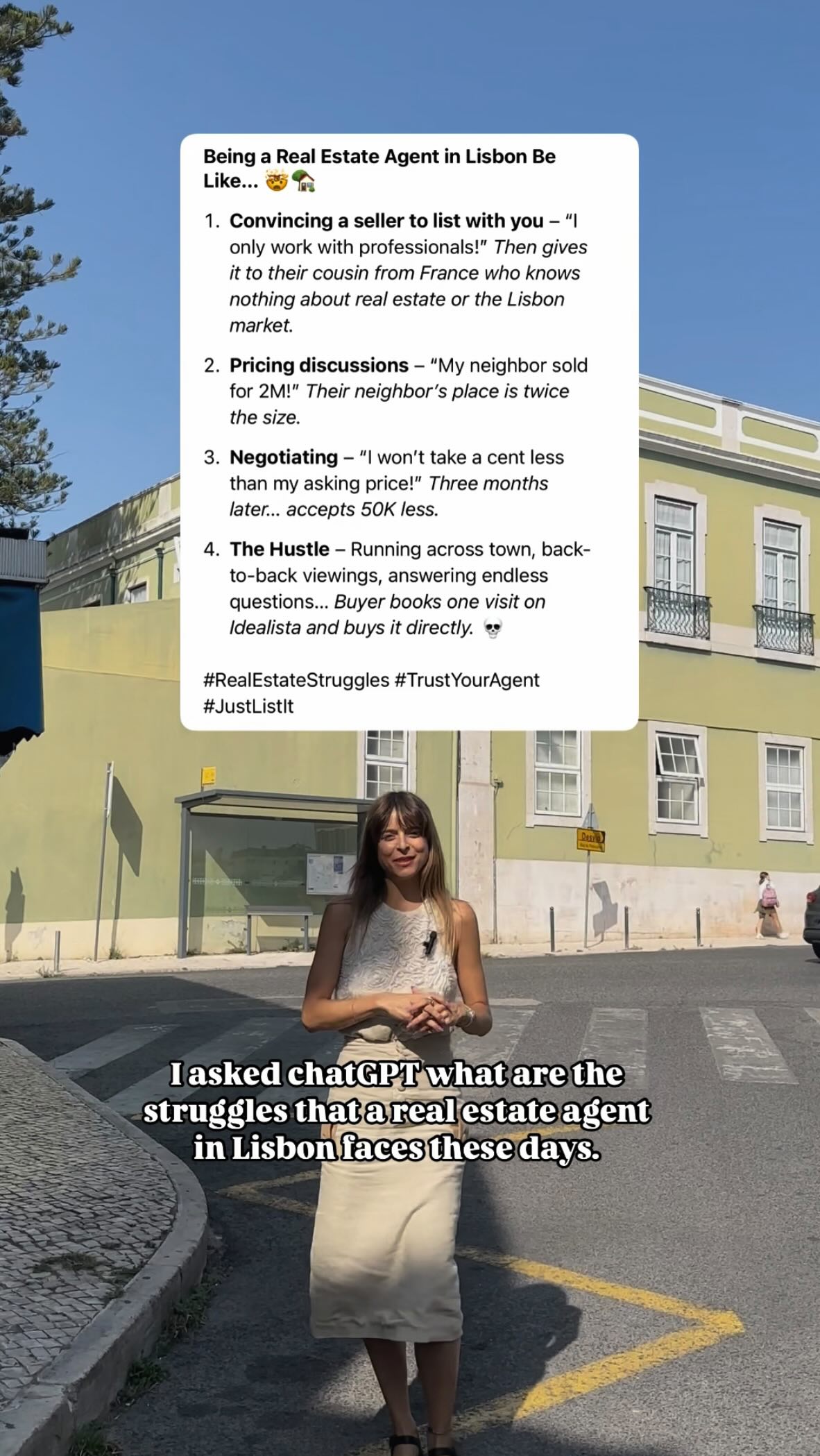 “DM me for viewings and I’ll see you soon!” 🤝 Always choose the best, a good real estate agent is a very valuable asset, not a cost. #dontstruggle #realestatemarketing #imobiliária #imobiliário