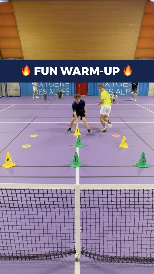 This game improves speed, strength, decision-making and teamwork.
Here are the rules for Tic-Tac-Toe Relay:
1. Form two teams
2. The first player places a cone
3. The next player can go when the player has crossed the line
4. Team members hold a plank while waiting for their turn
5. If a team has placed all three cones, the next player has to move one of theirs, until a team gets to three in a row
🎾 Save it for future lessons
🎾 Follow @peak_tennis_international for more
#agility #footwork #teamwork #tennistips #tenniscoach